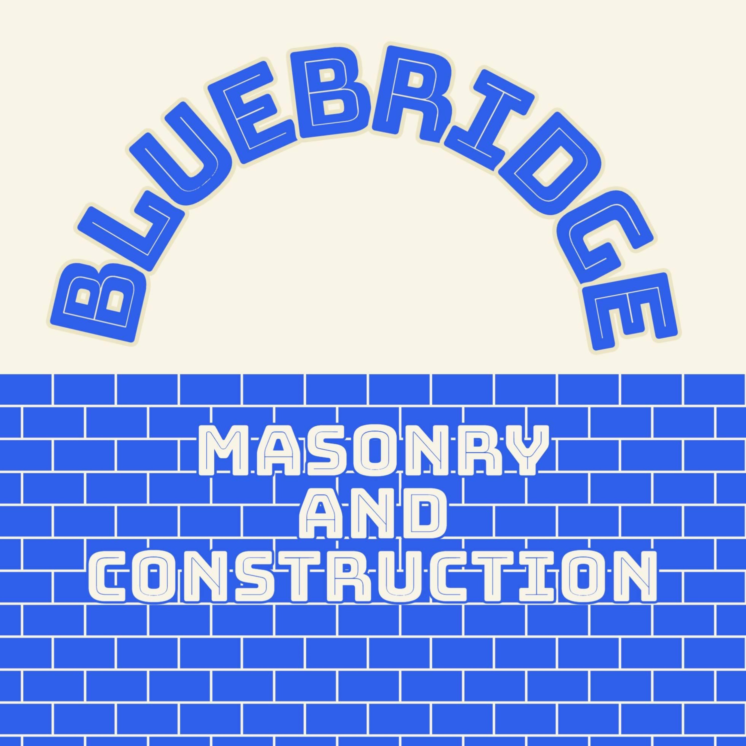 Blue Bridge Masonry and Construction Logo