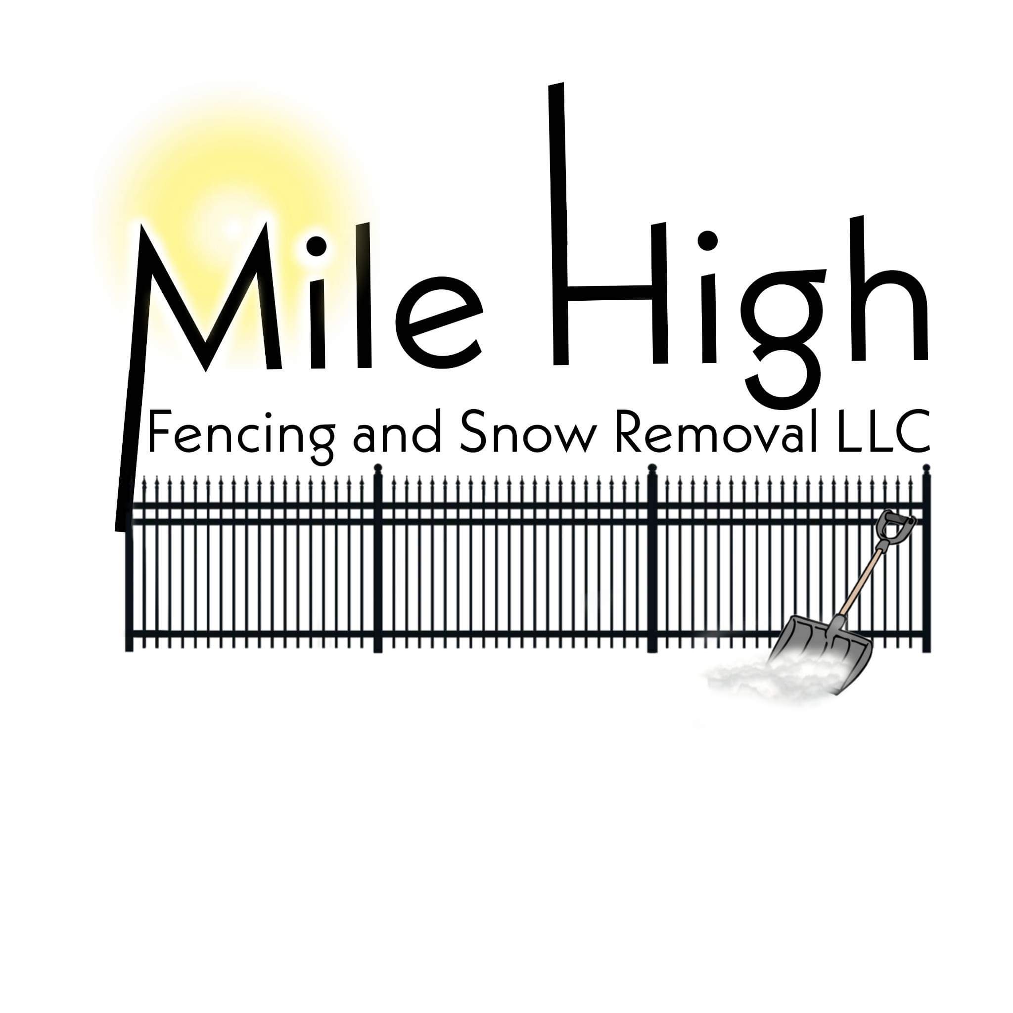 Mile High Fencing and Snow Removal Logo