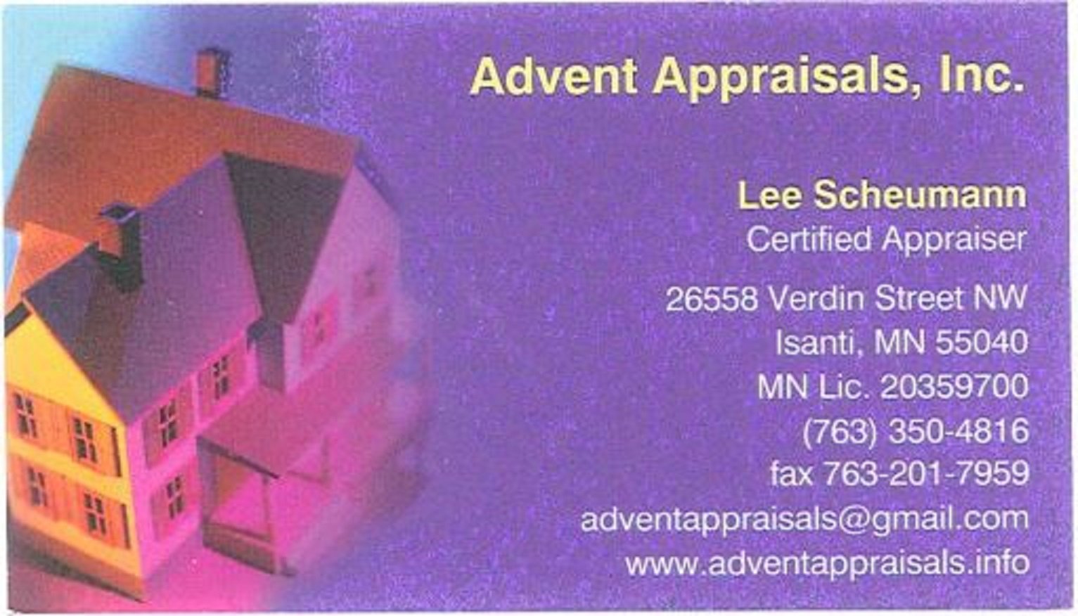 Advent Appraisals, Inc. Logo