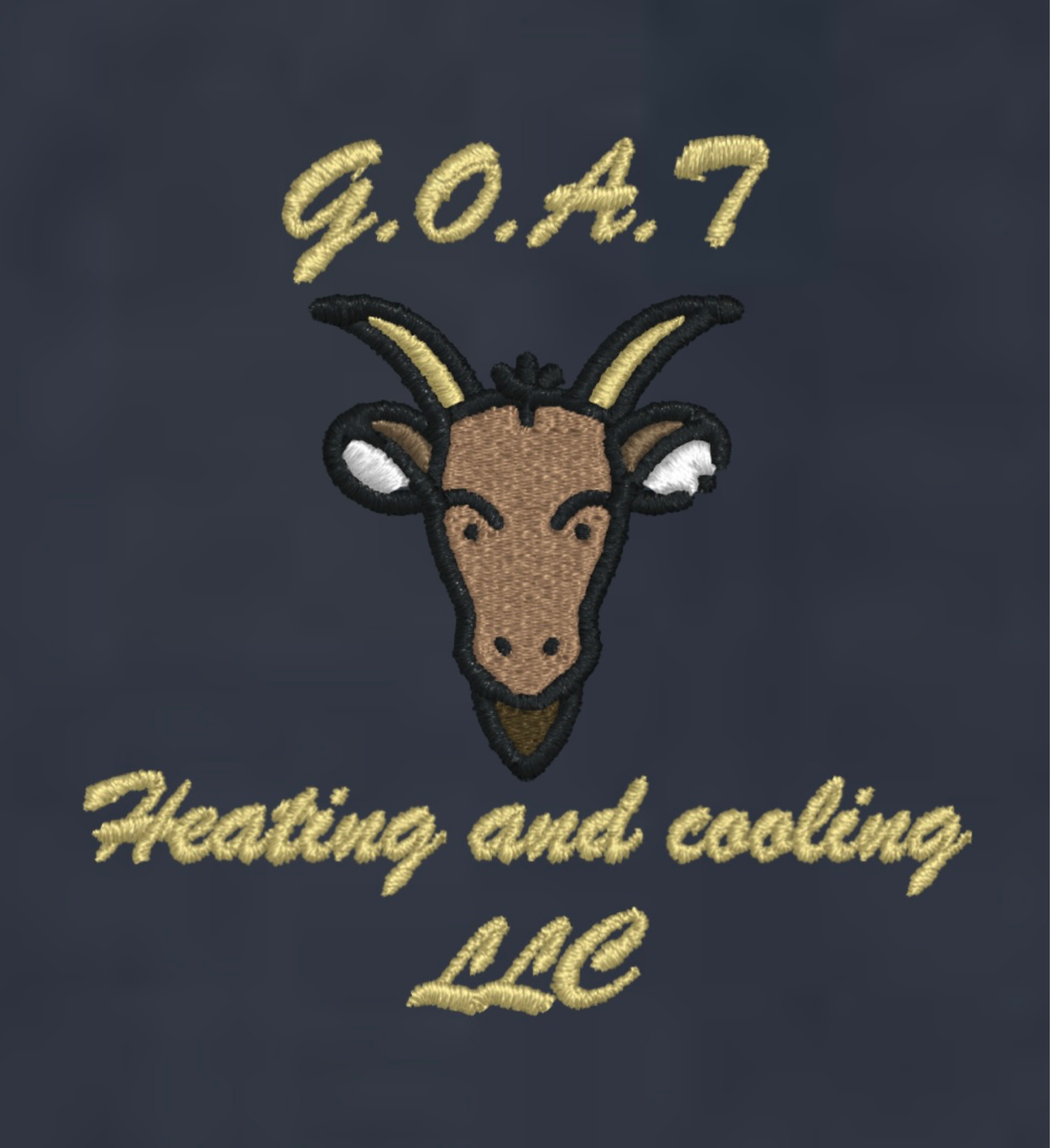 G O A T Heating and Cooling -- Heating & Air Conditioning/HVAC Logo