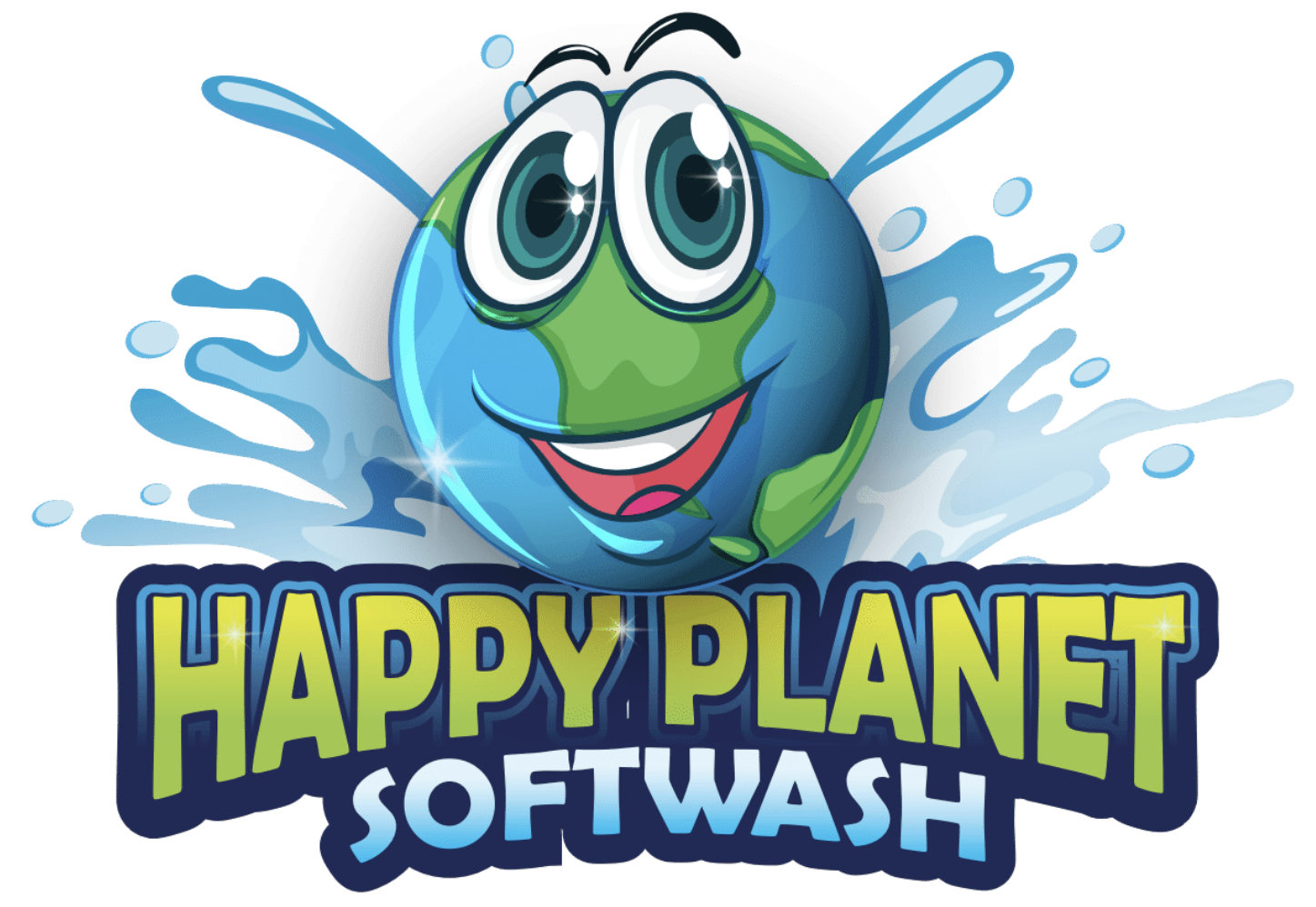 Happy Planet Soft Wash Logo