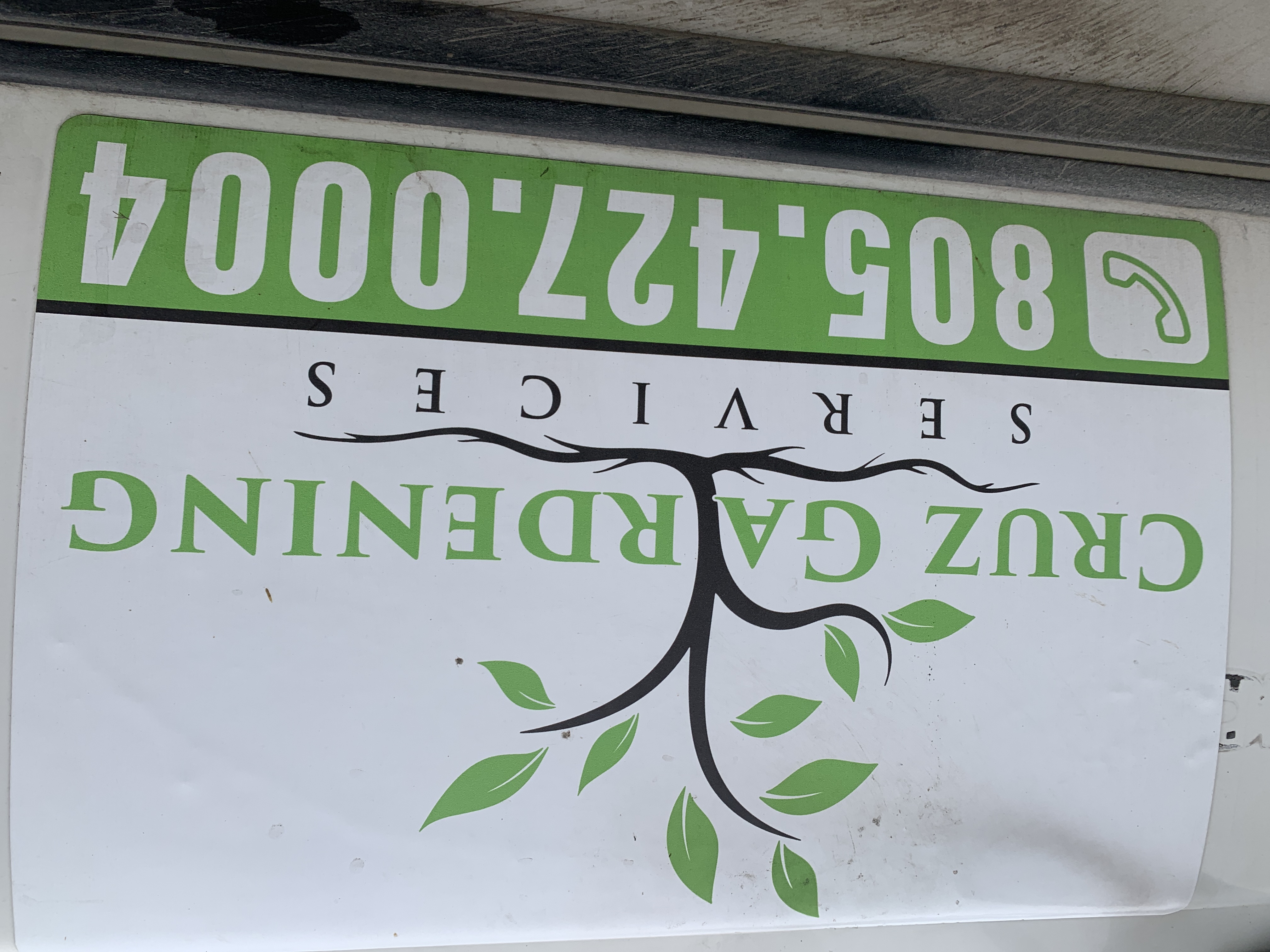 Cruz Gardening Service Logo