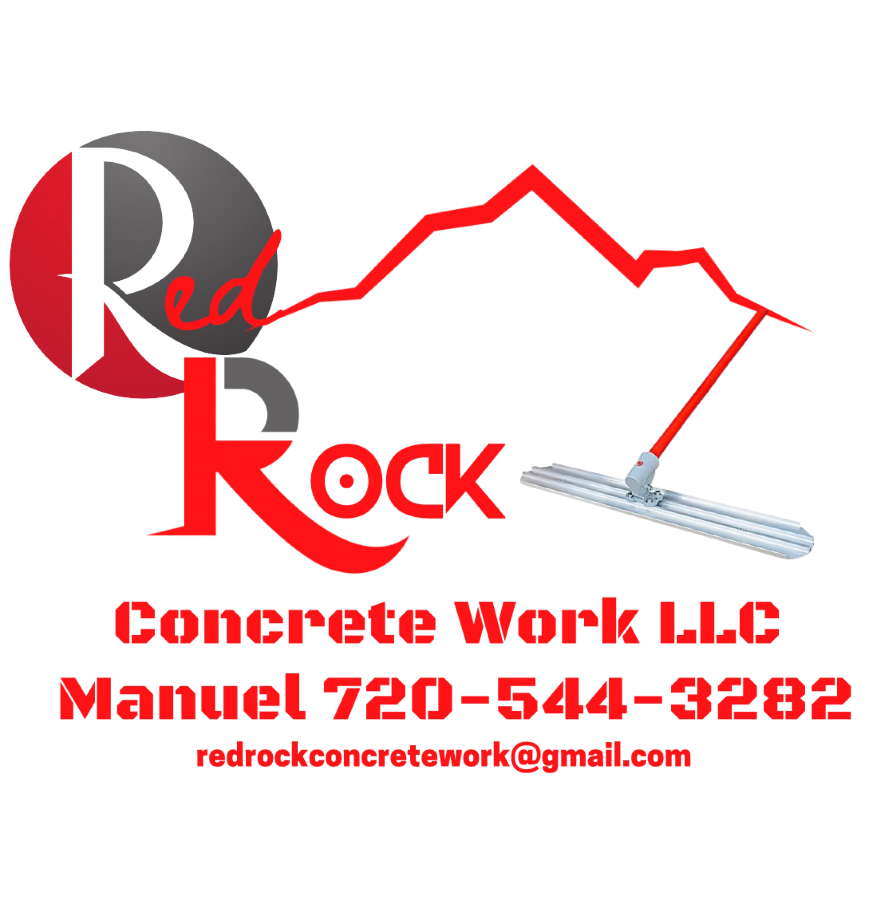 Red Rock Concrete Work, LLC Logo