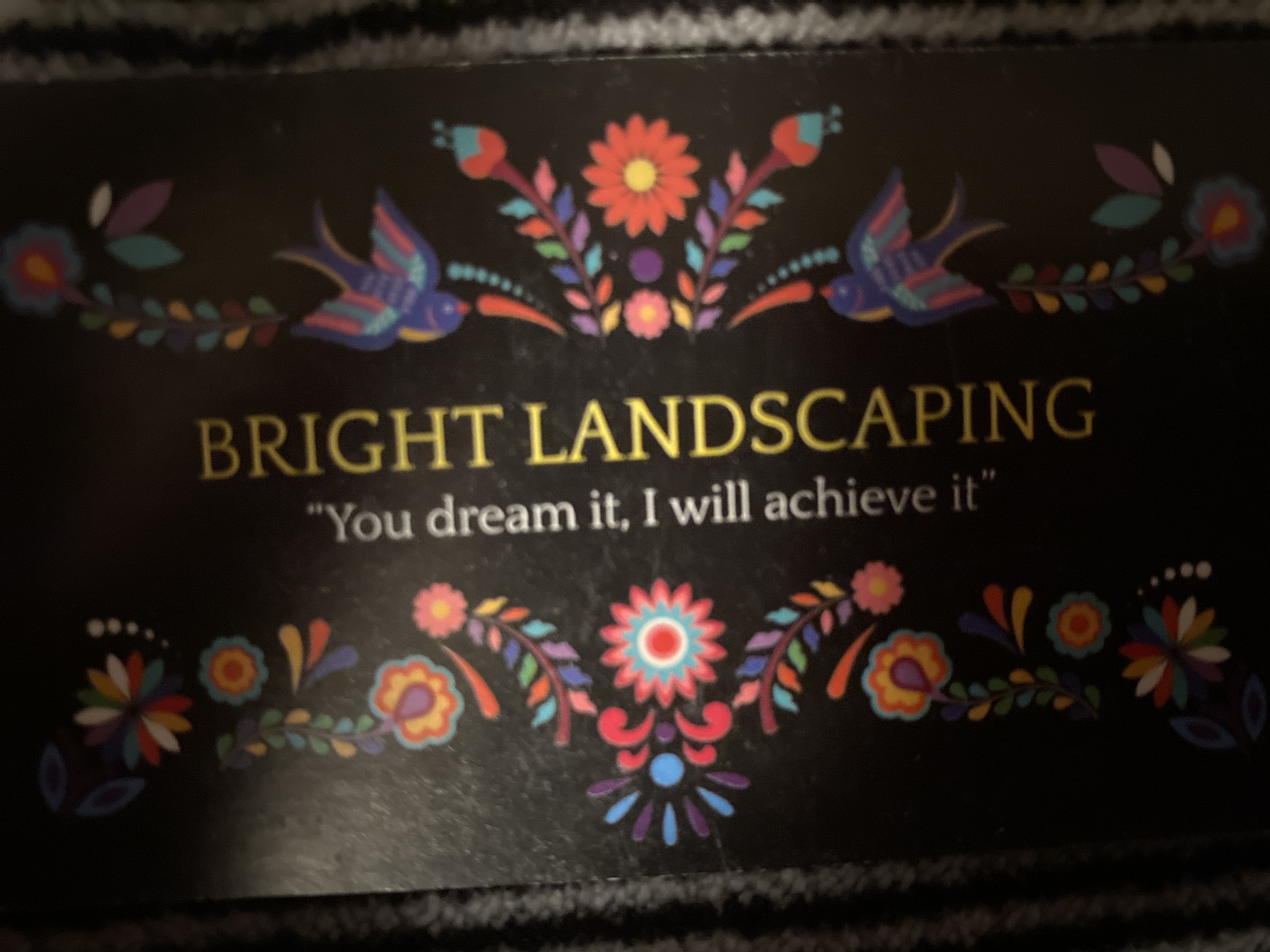 Bright Landscaping Logo