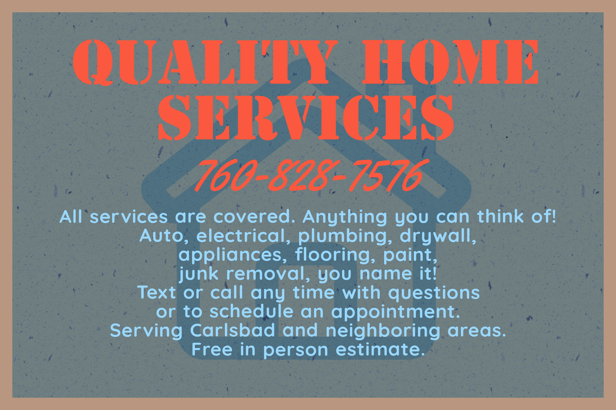 Quality Home Services - Unlicensed Contractor Logo