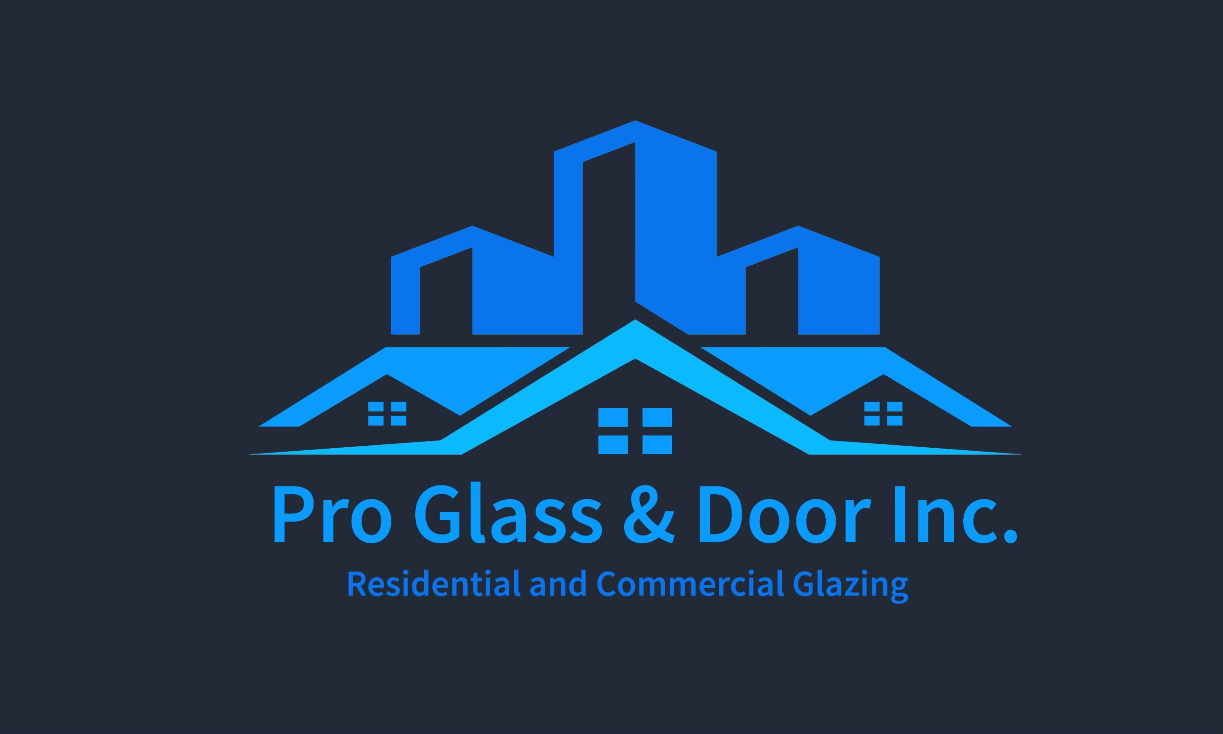 Pro Glass & Door, Inc. DBA Pro Glass Logo