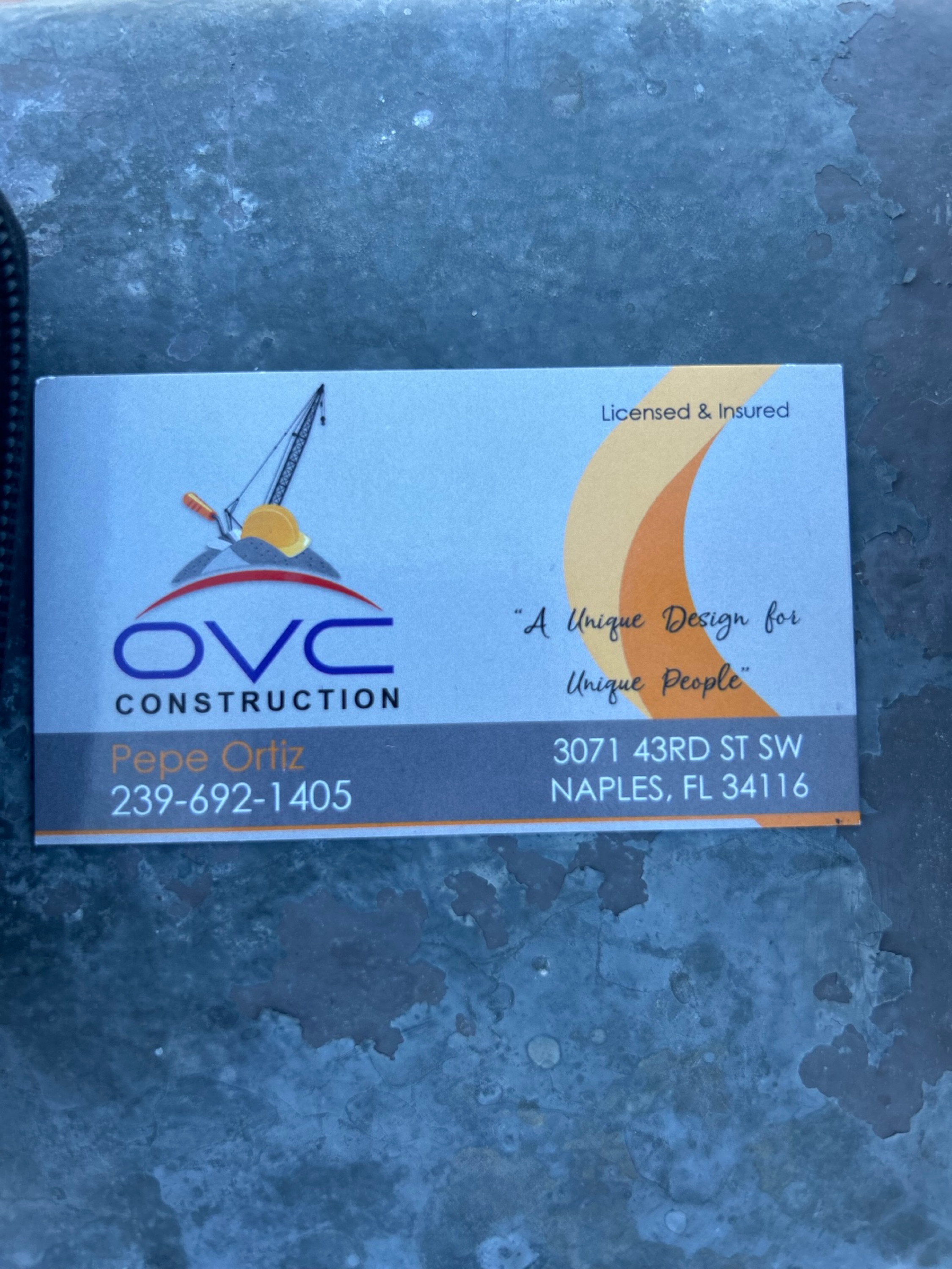 OVC Construction, LLC Logo
