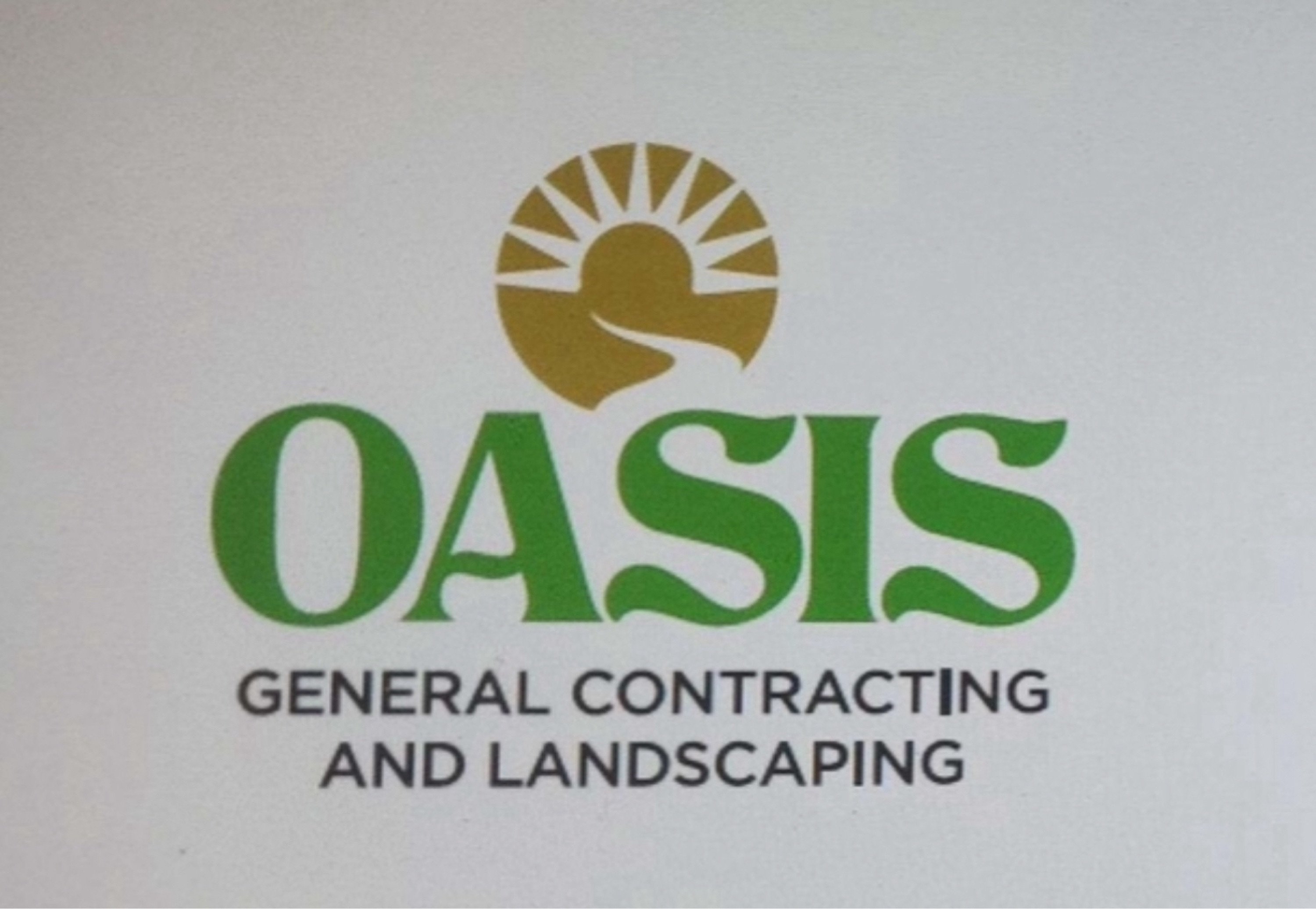 Oasis General Contracting and Landscaping Logo