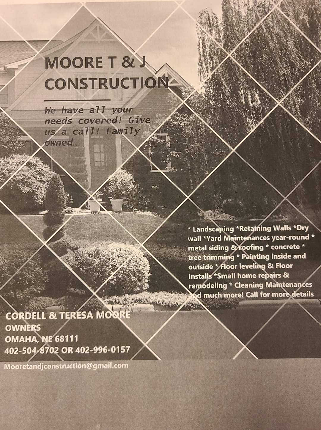 Moore T & J Construction LLC Logo