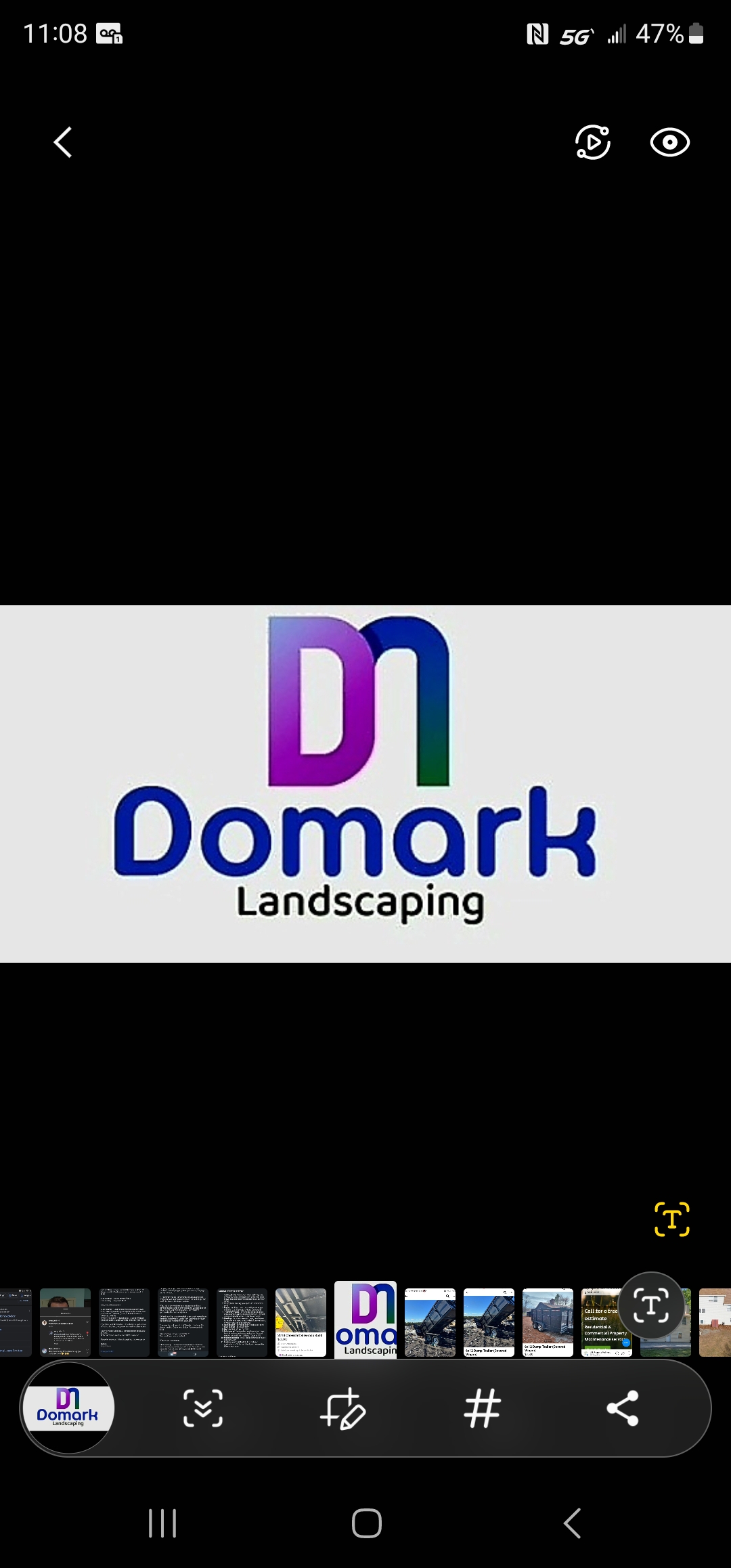 Domark Landscaping & Snow Removal Logo