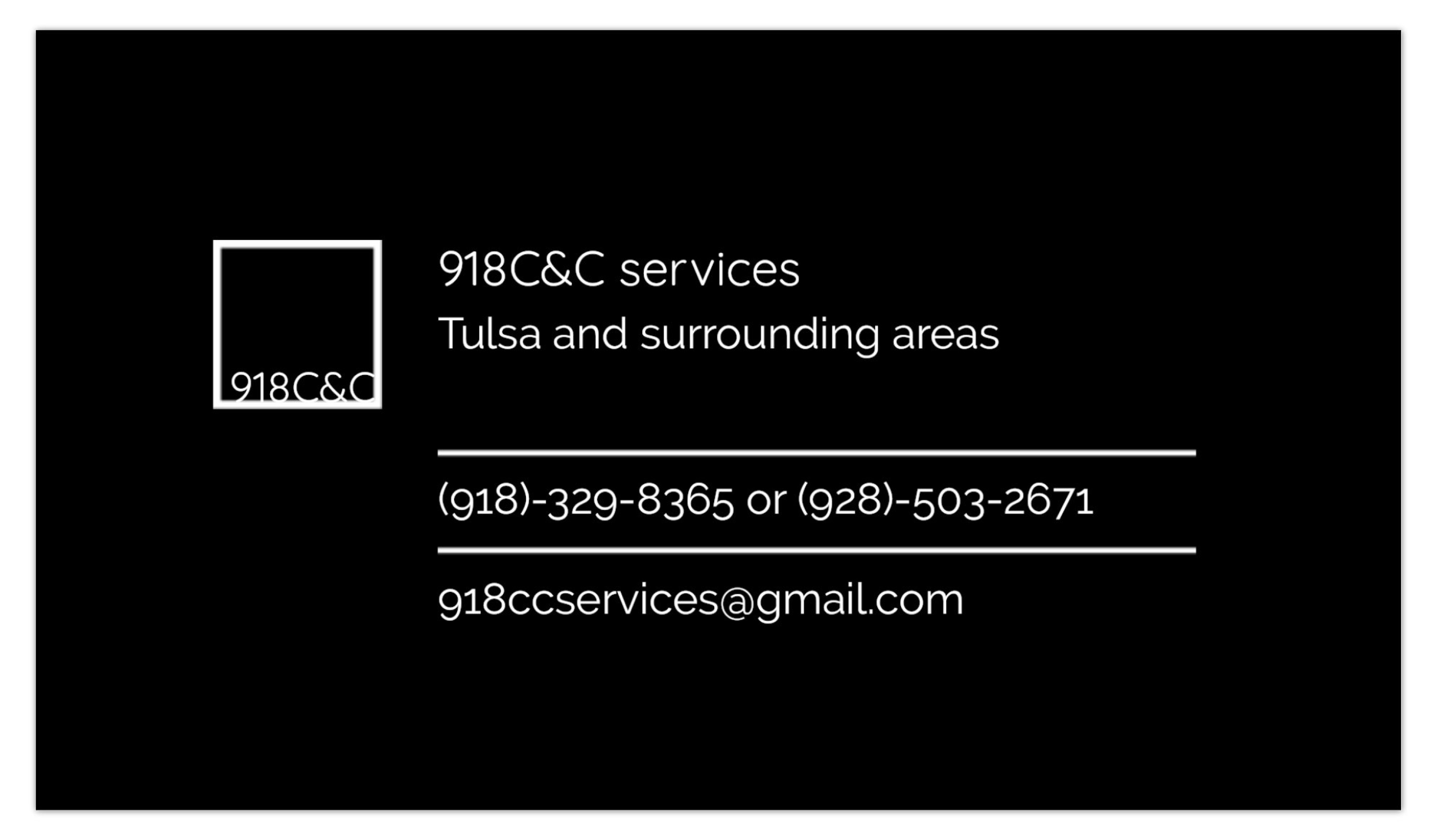 918 C&C Services Logo