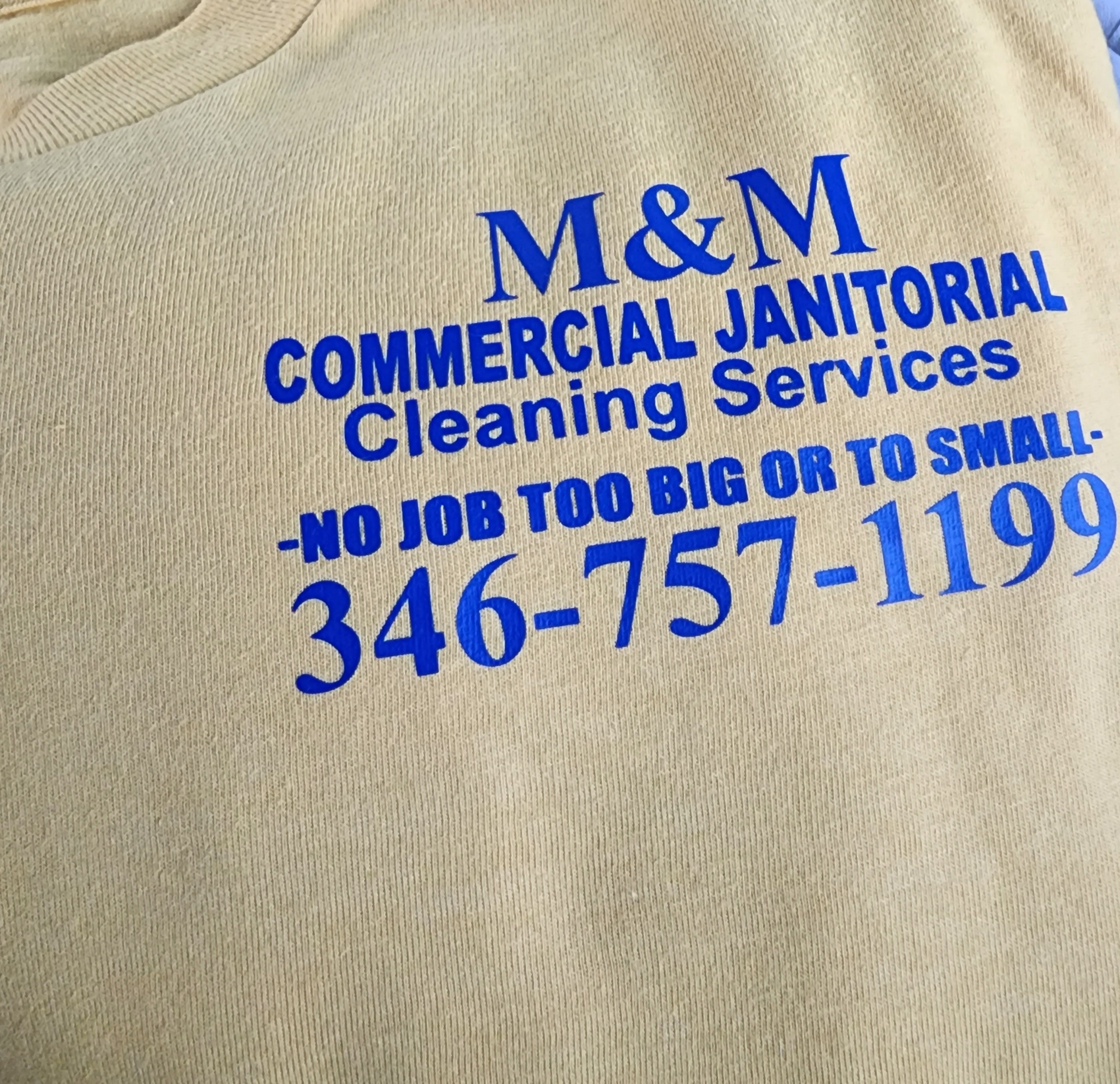 M & M Commercial Janitorial Cleaning Services Logo
