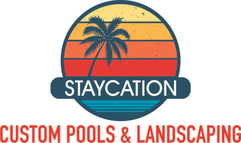 Staycation Custom Pools and Landscaping Logo