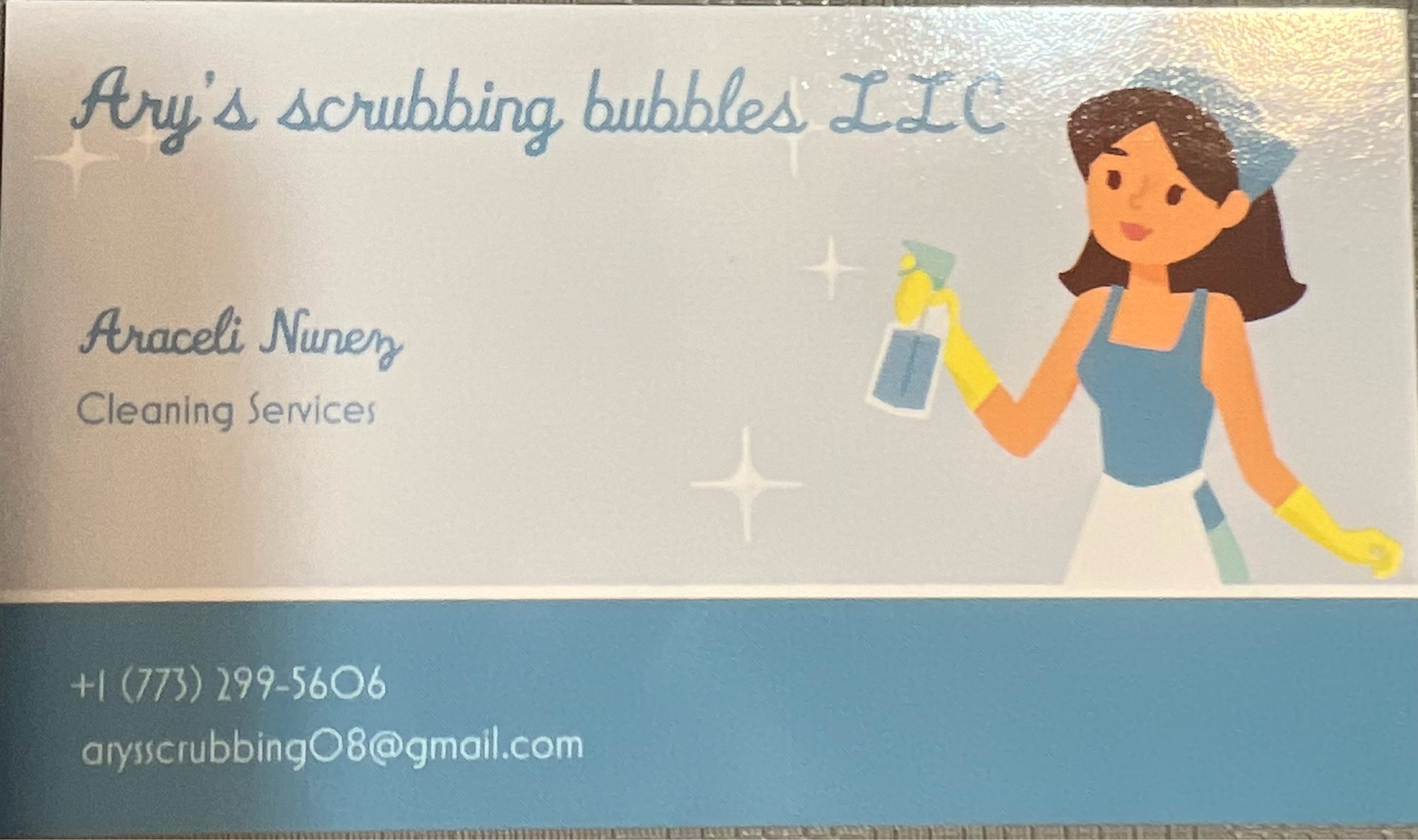 Ary's Scrubbing Bubbles, LLC Logo