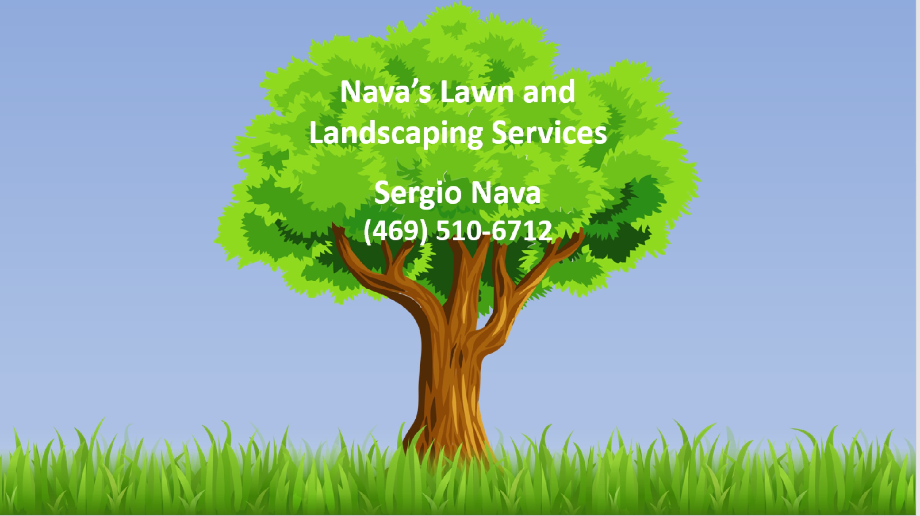 Nava's Landscaping Logo