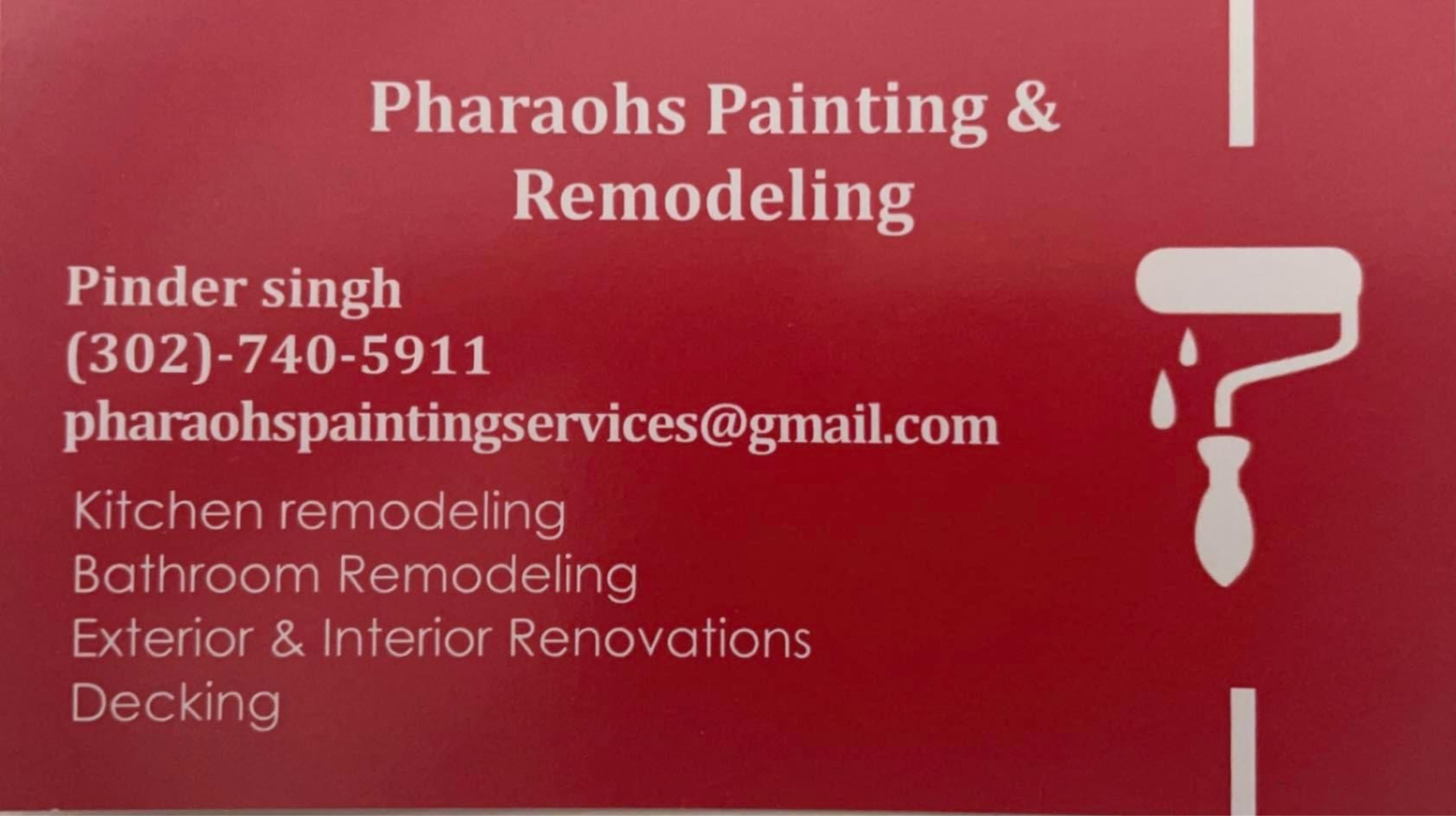 Pharaohs Painting And Remodeling Logo