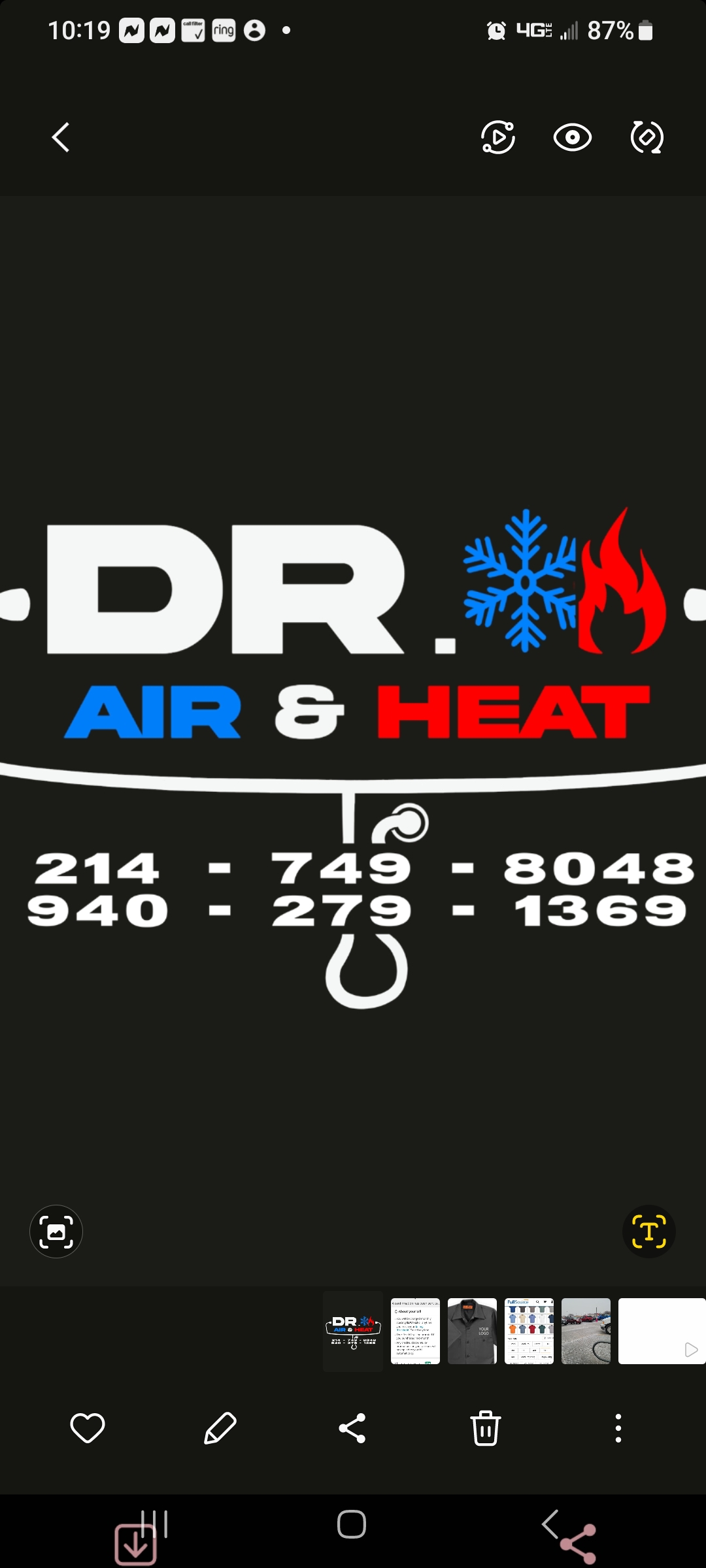 Dr. Air & Heat Services, LLC Logo