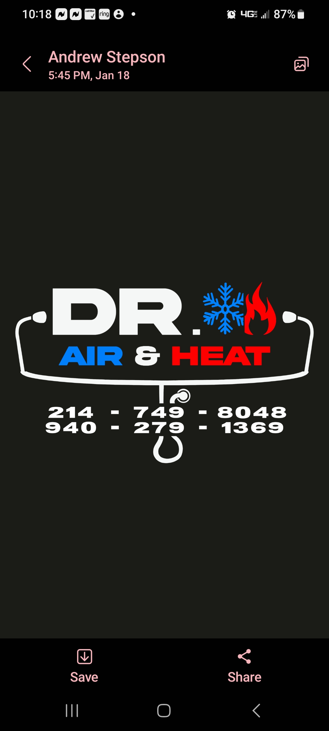 Dr. Air & Heat Services, LLC Logo