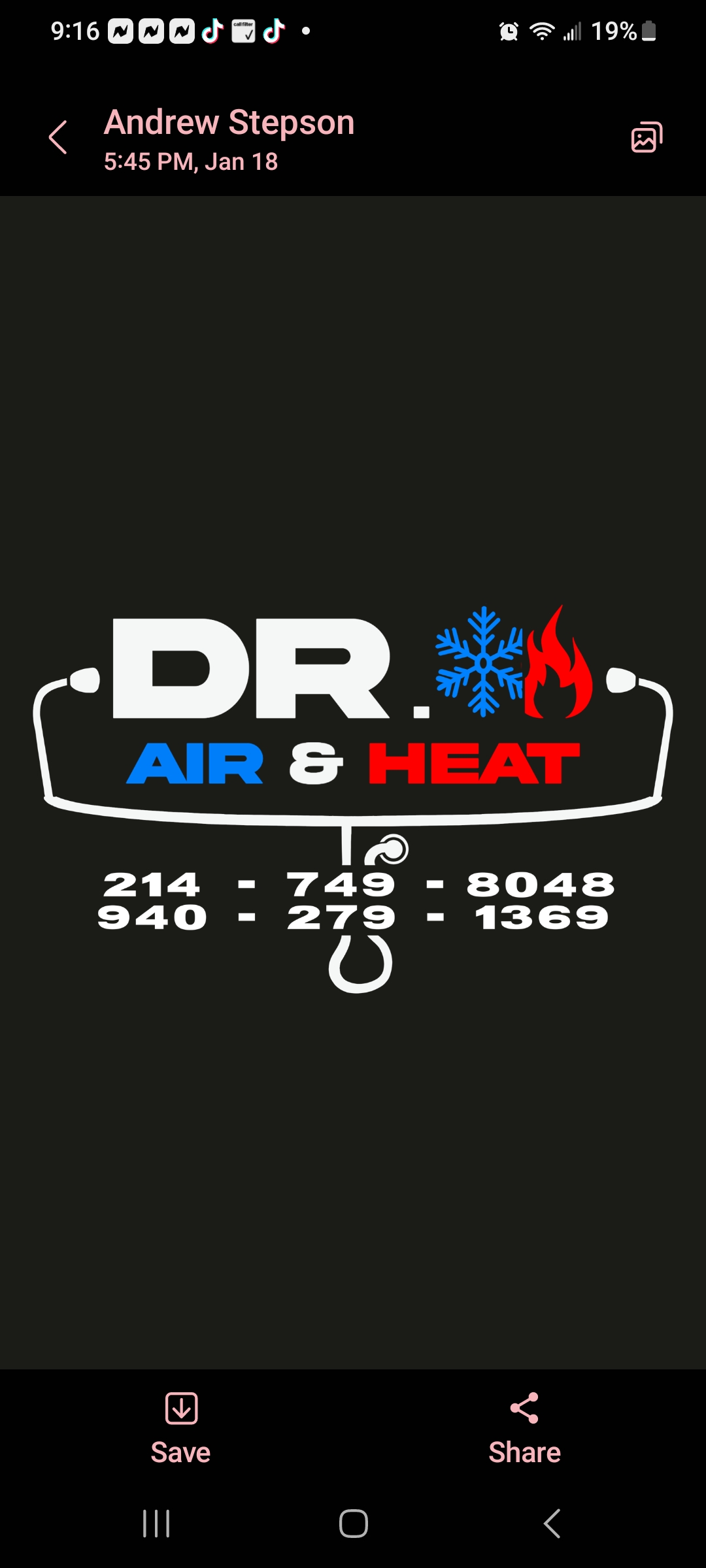Dr. Air & Heat Services, LLC Logo