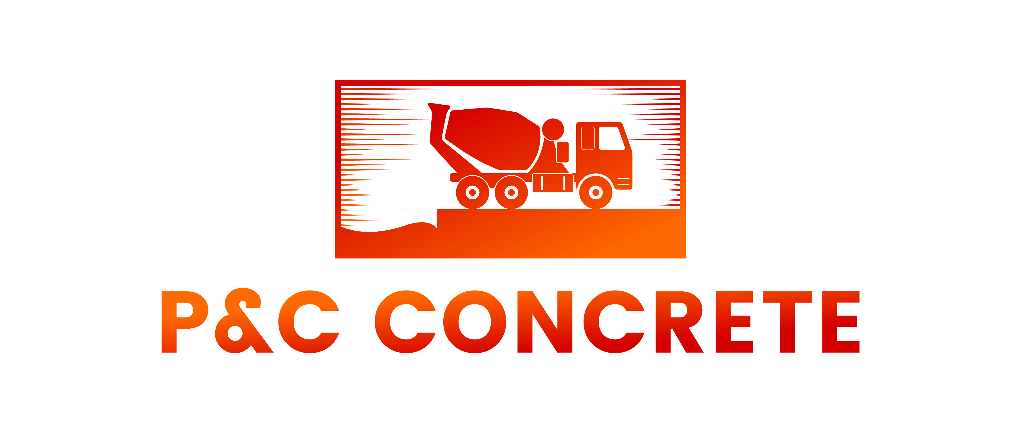 P & C Concrete Logo