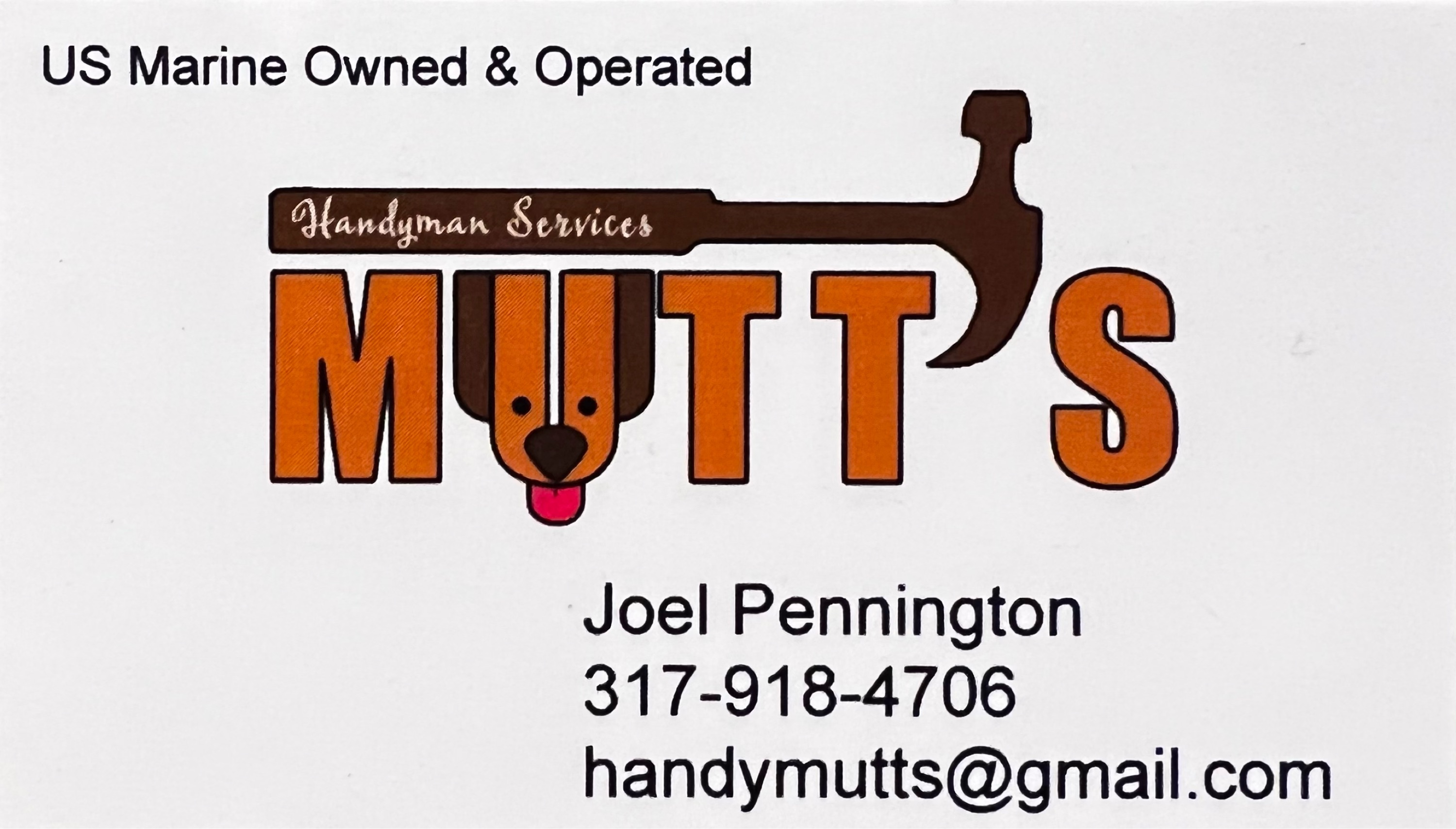 Mutts Handyman Services Logo