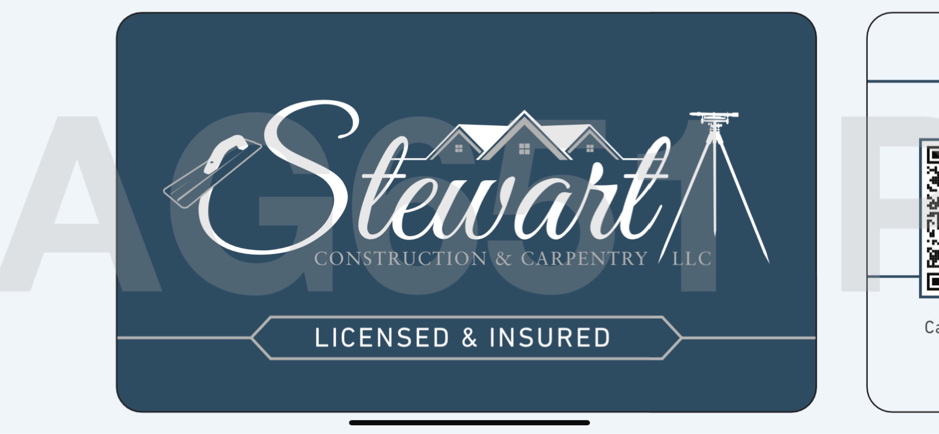 Stewart Construction & Carpentry Logo