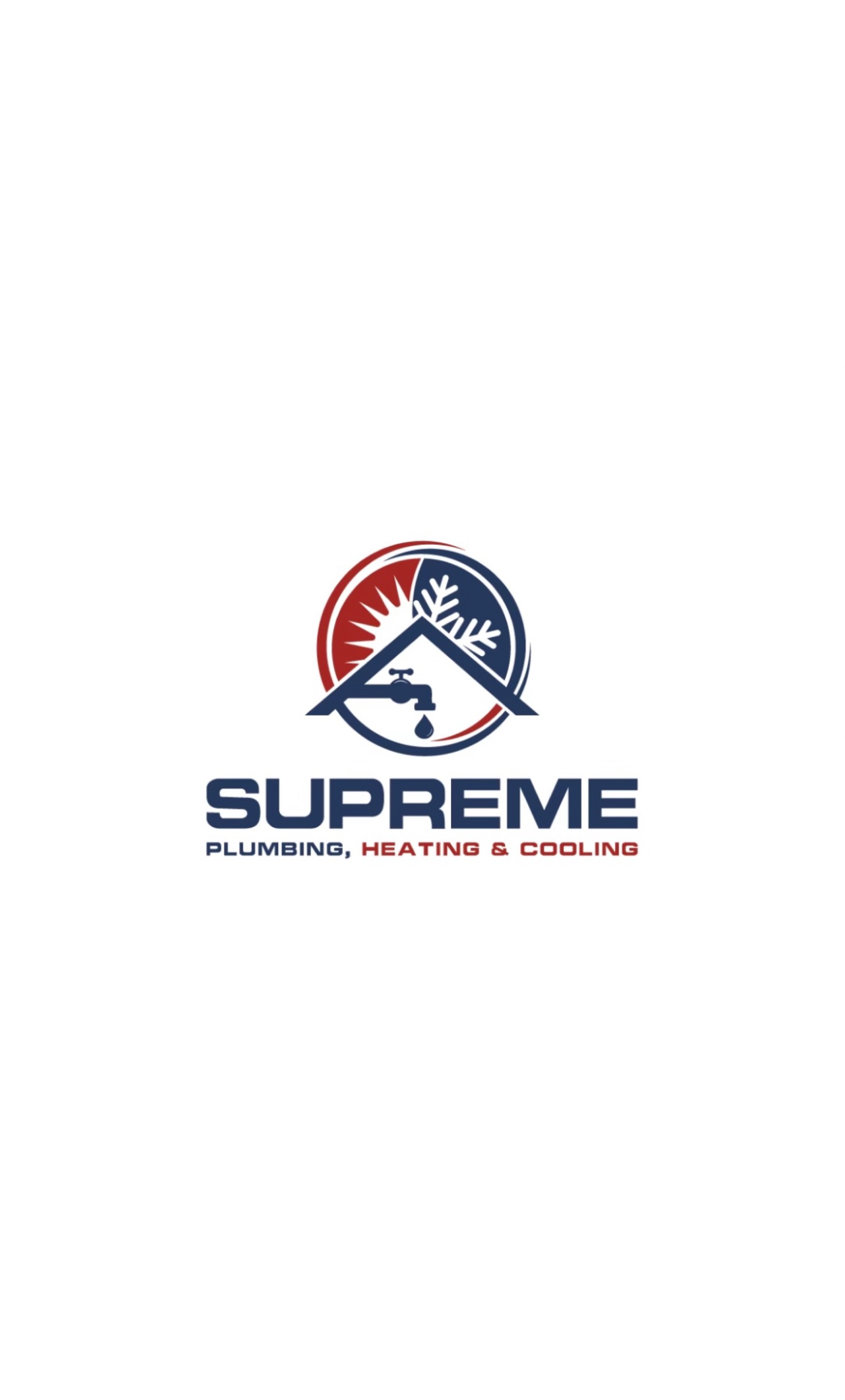 Supreme plumbing and Heating & Cooling Logo