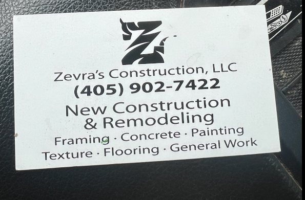 Zevra's Construction Company, LLC Logo