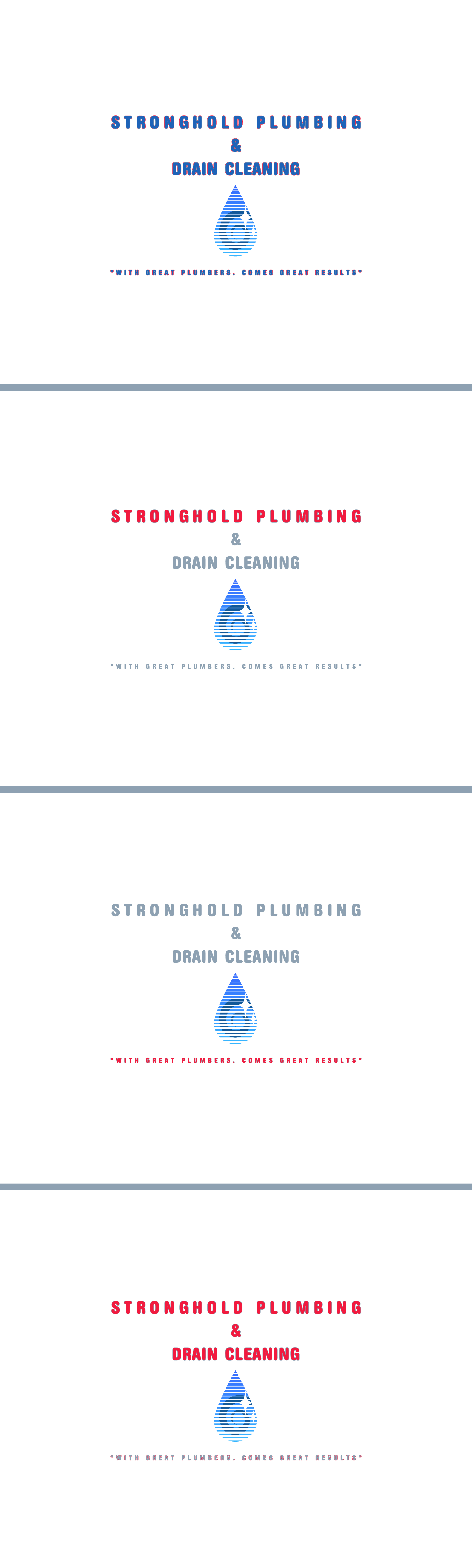 Stronghold Plumbing & Drain Cleaning Logo
