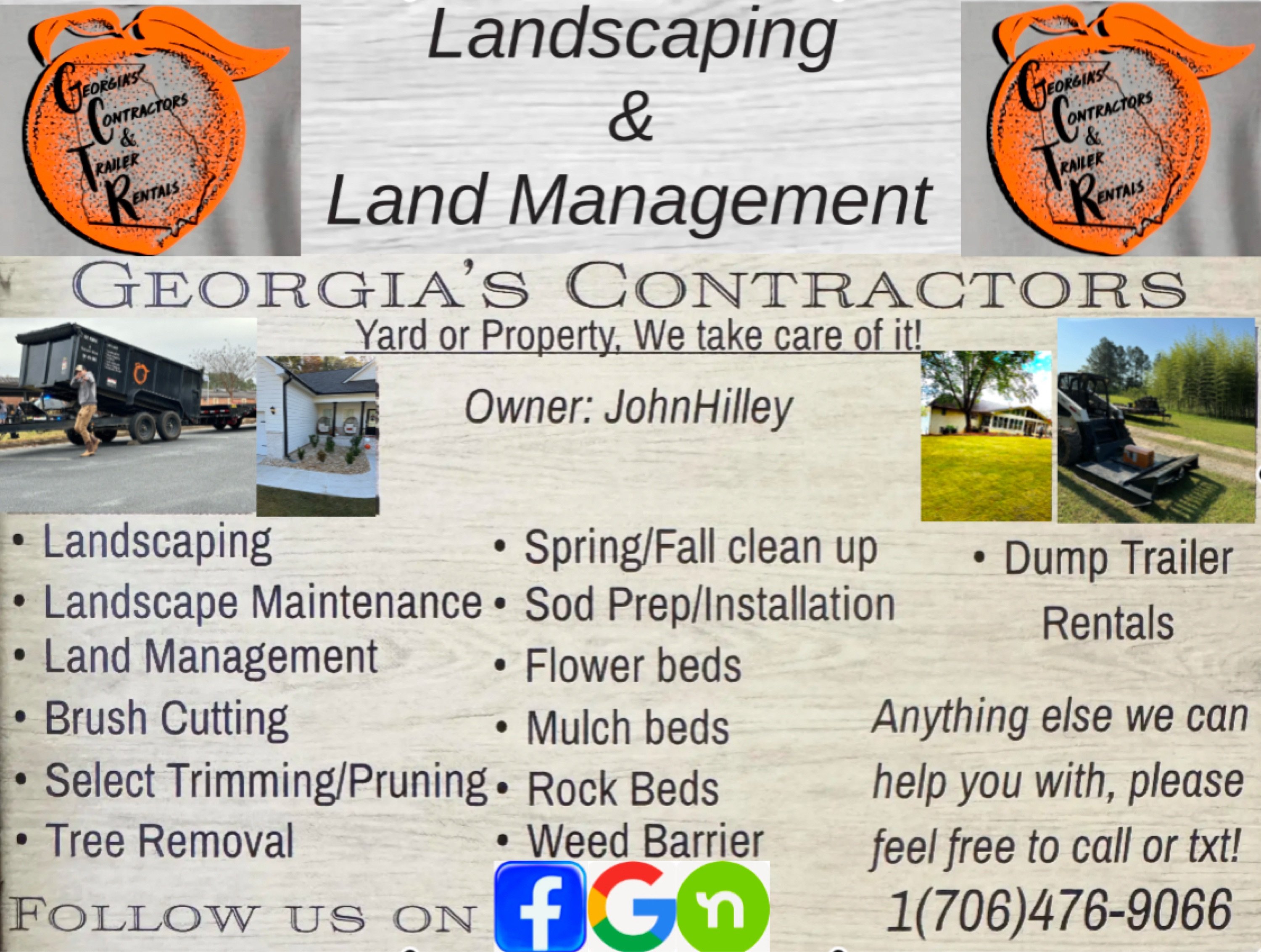 Georgia's Contractors & Trailer Rentals, LLC Logo