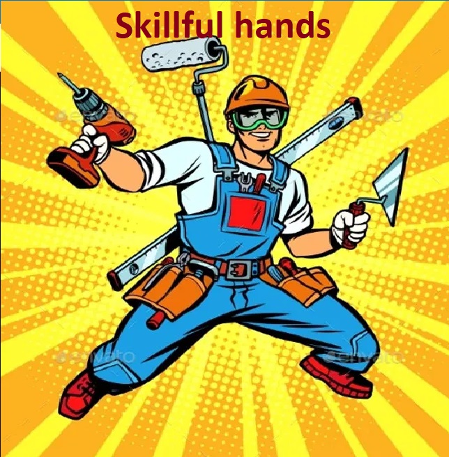 Skill Full Hands Logo