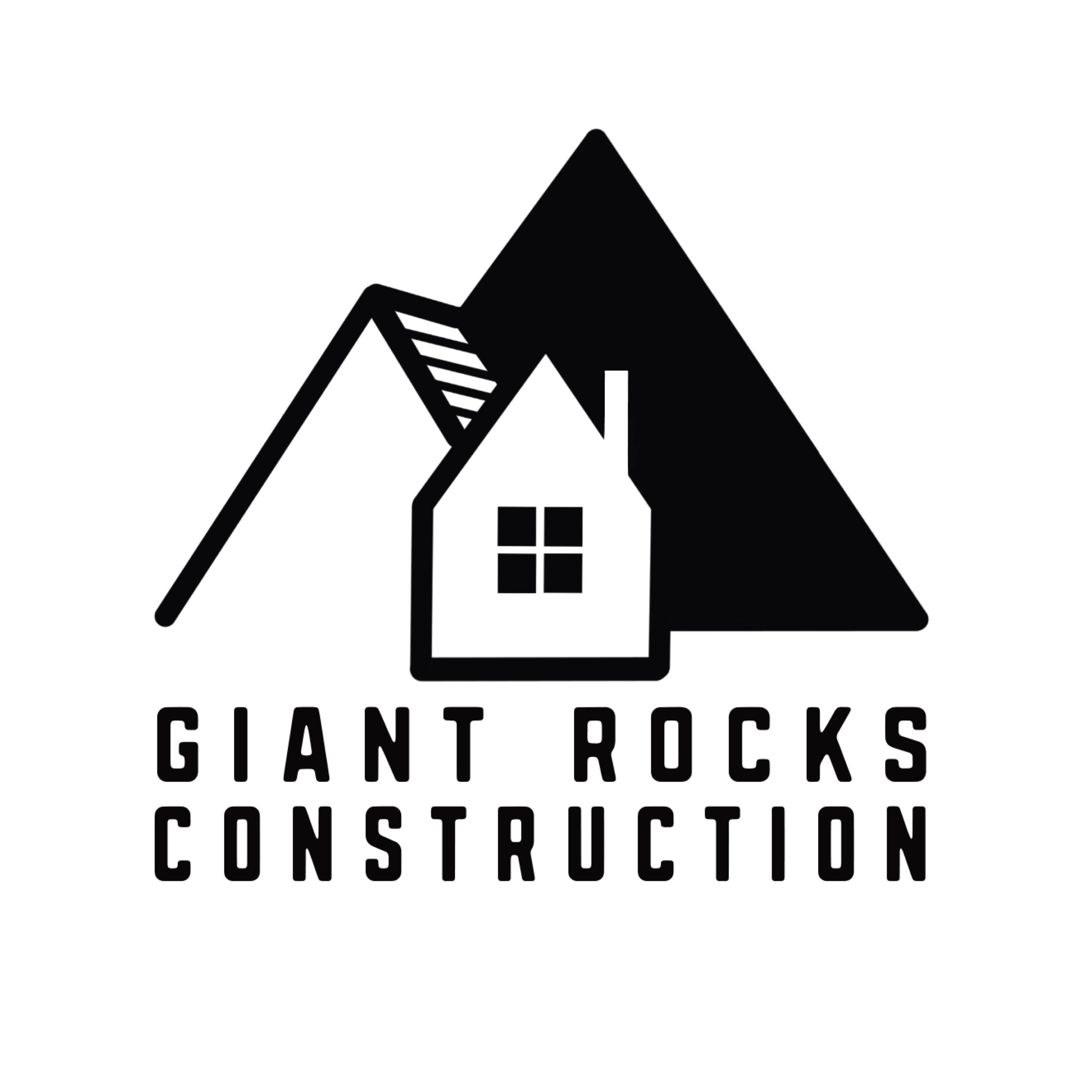 Giant Rocks Construction Logo