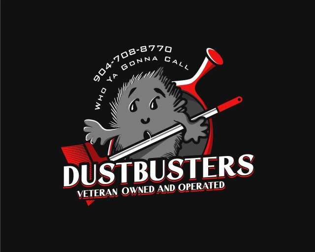 DustBusters Veteran Owned And Operated Logo