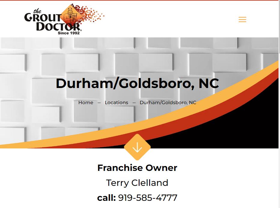 Grout Doctor of Durham/Goldsboro Logo
