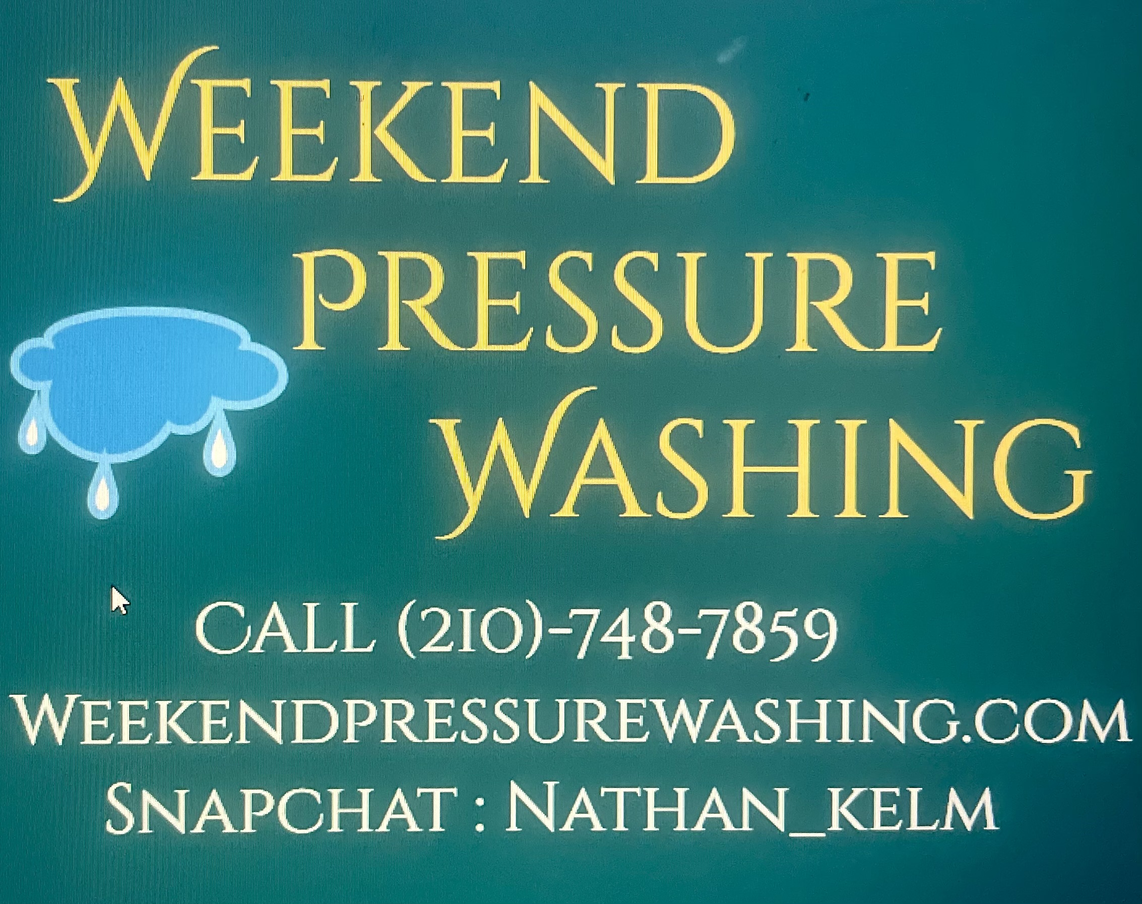 Weekend Pressure Washing Logo