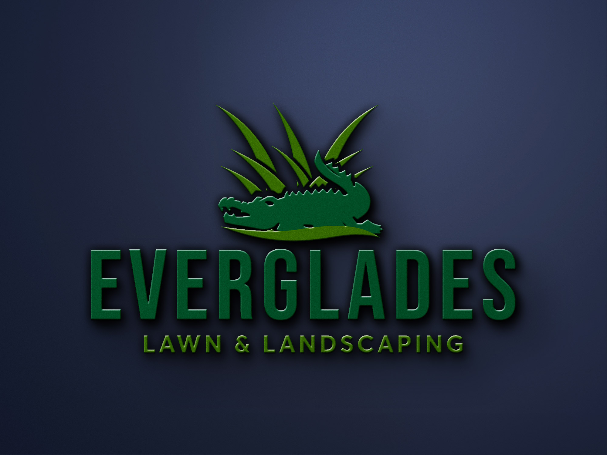 Everglades Lawn and Landscaping Logo