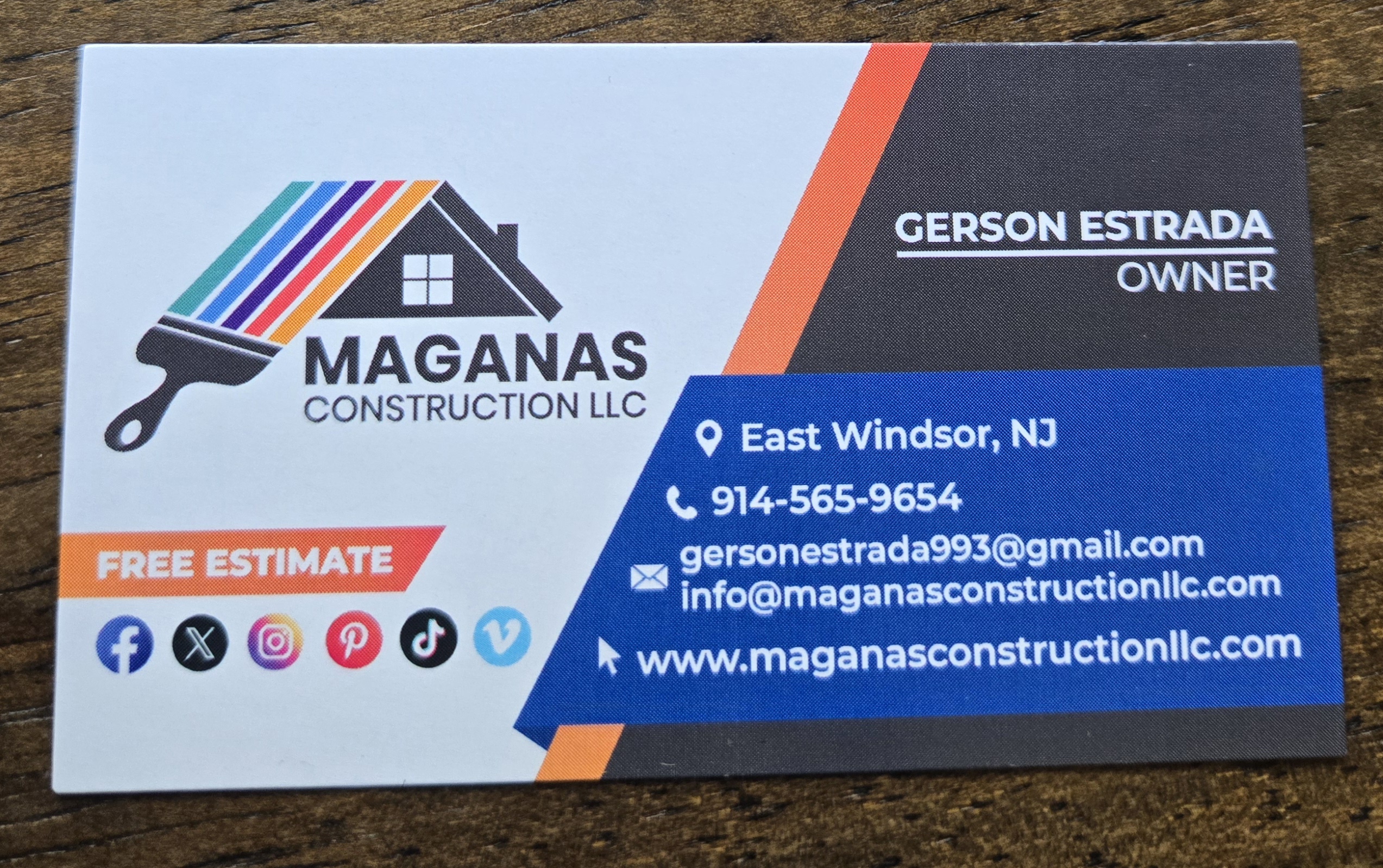 Maganas Construction, LLC Logo