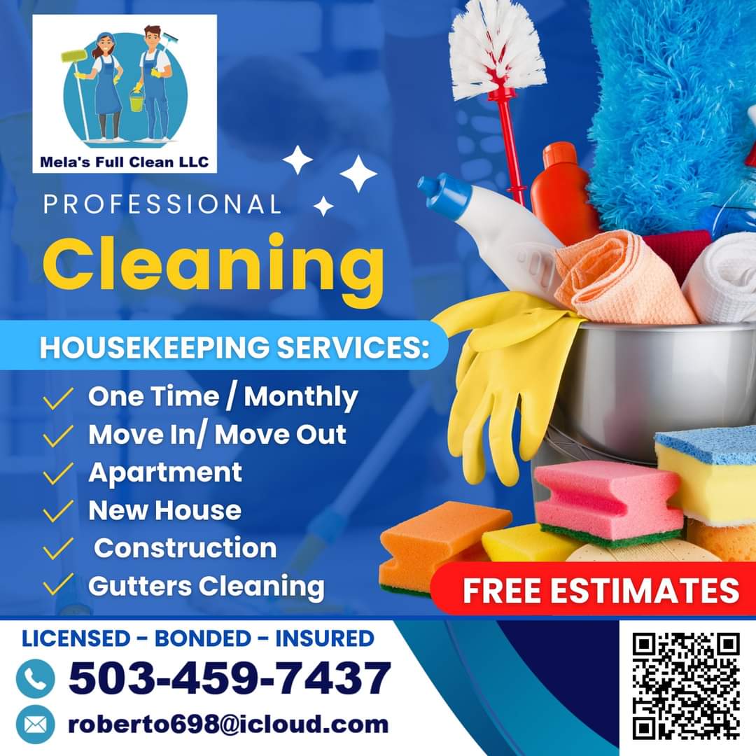 Mela's Full Clean, LLC Logo