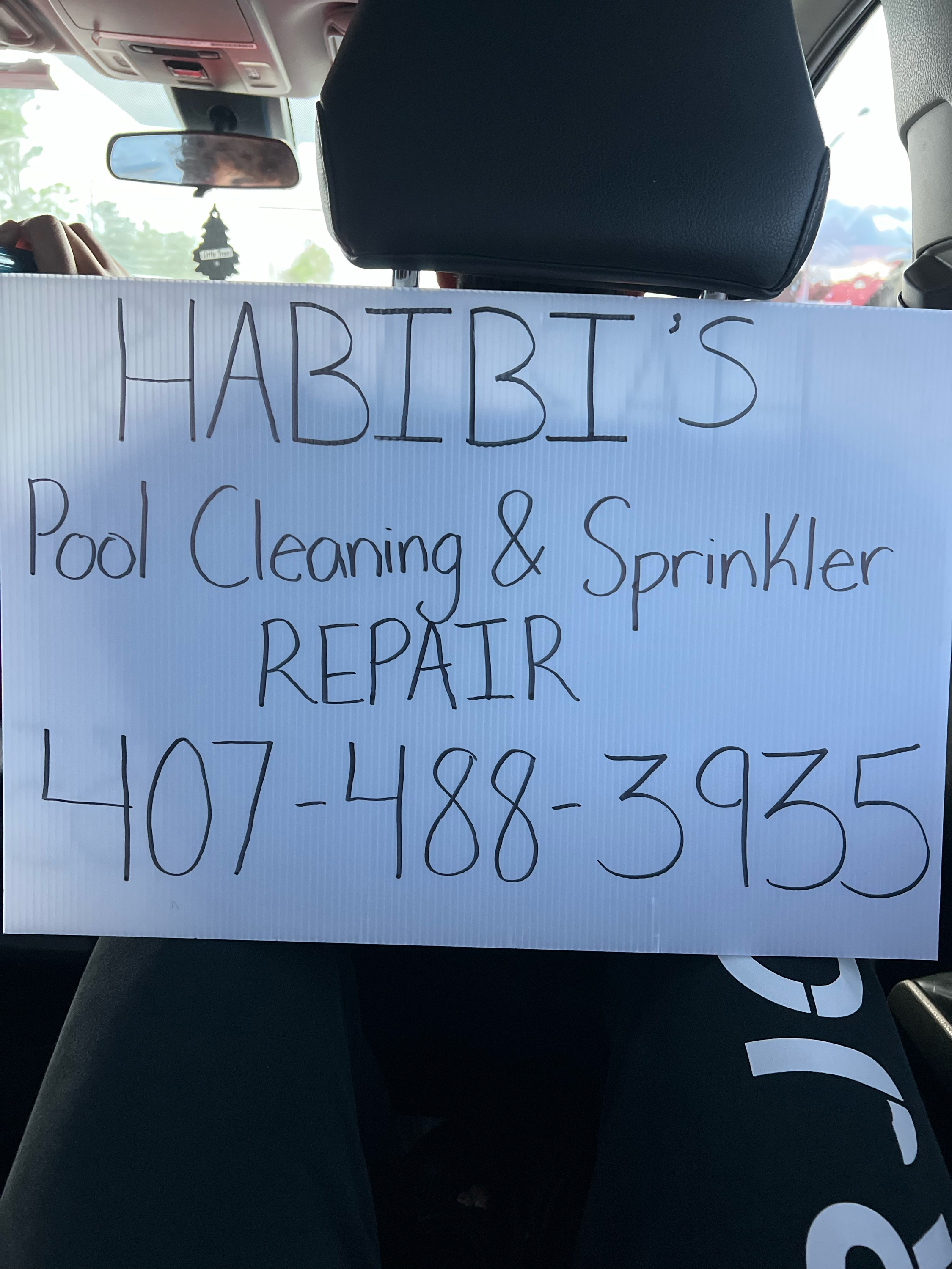 Habibi Pool Cleaning and Sprinkler Repair Logo