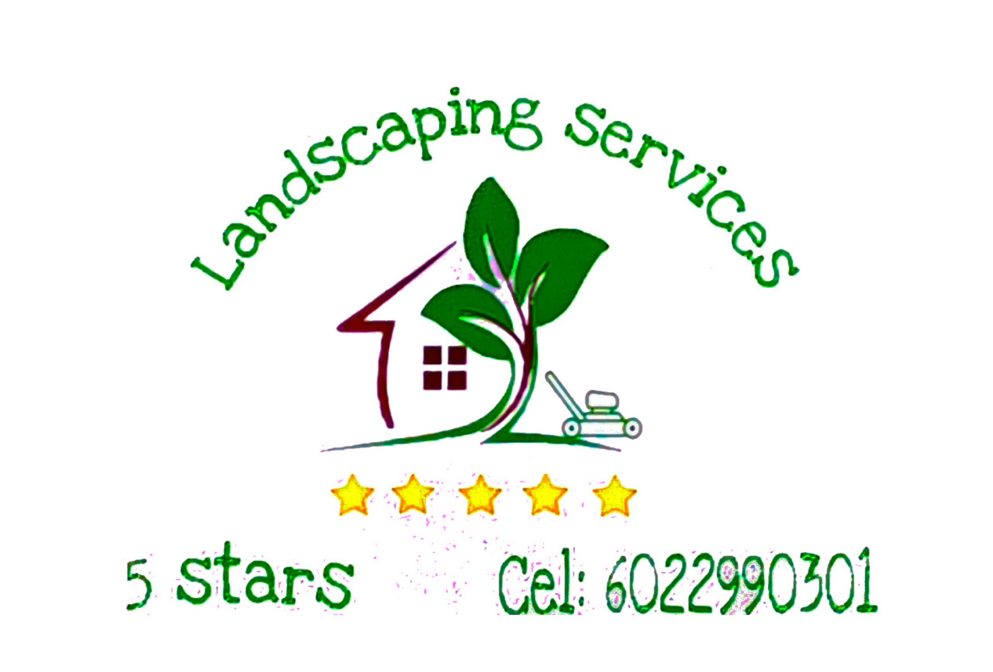 5 Stars Landscaping Services Logo