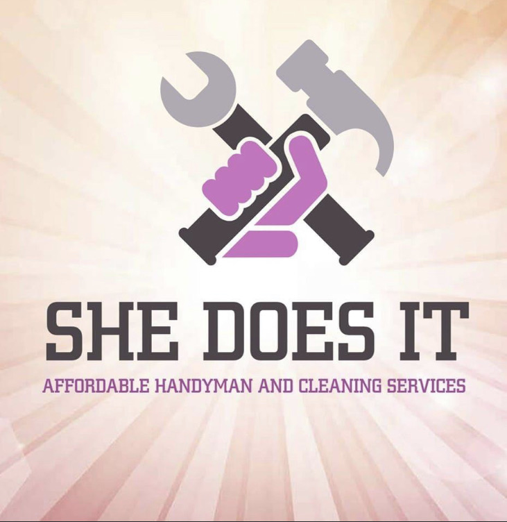 (She Does It) Affordable Handyman & Cleaning Services Logo