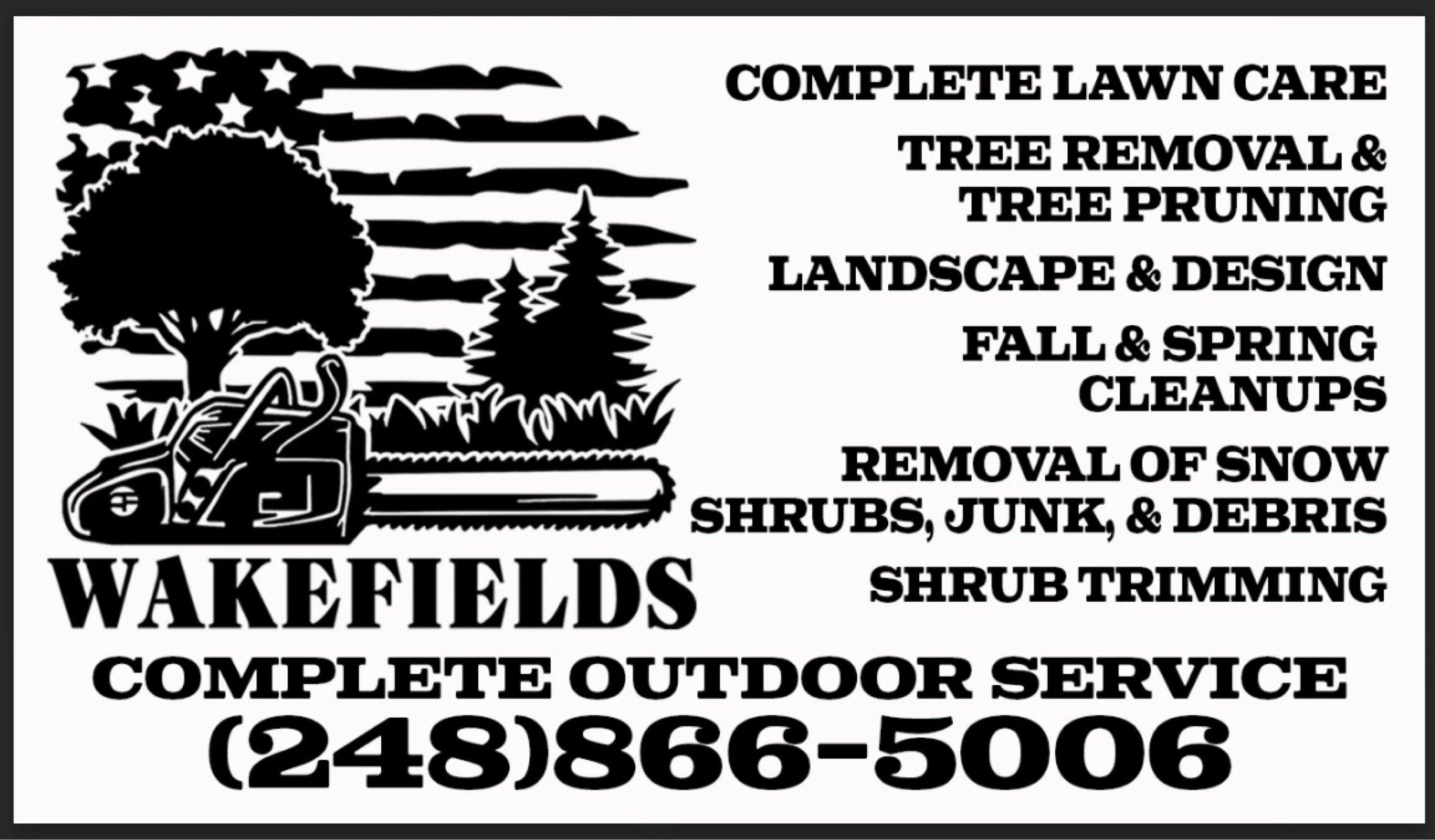 Wakefields Complete Outdoor Service's Logo