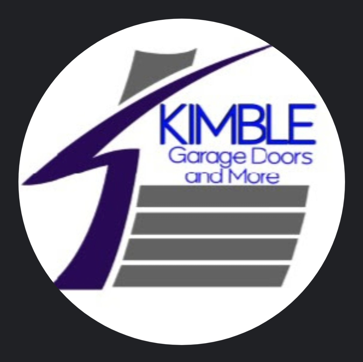 Kimble Garage Doors and More Logo