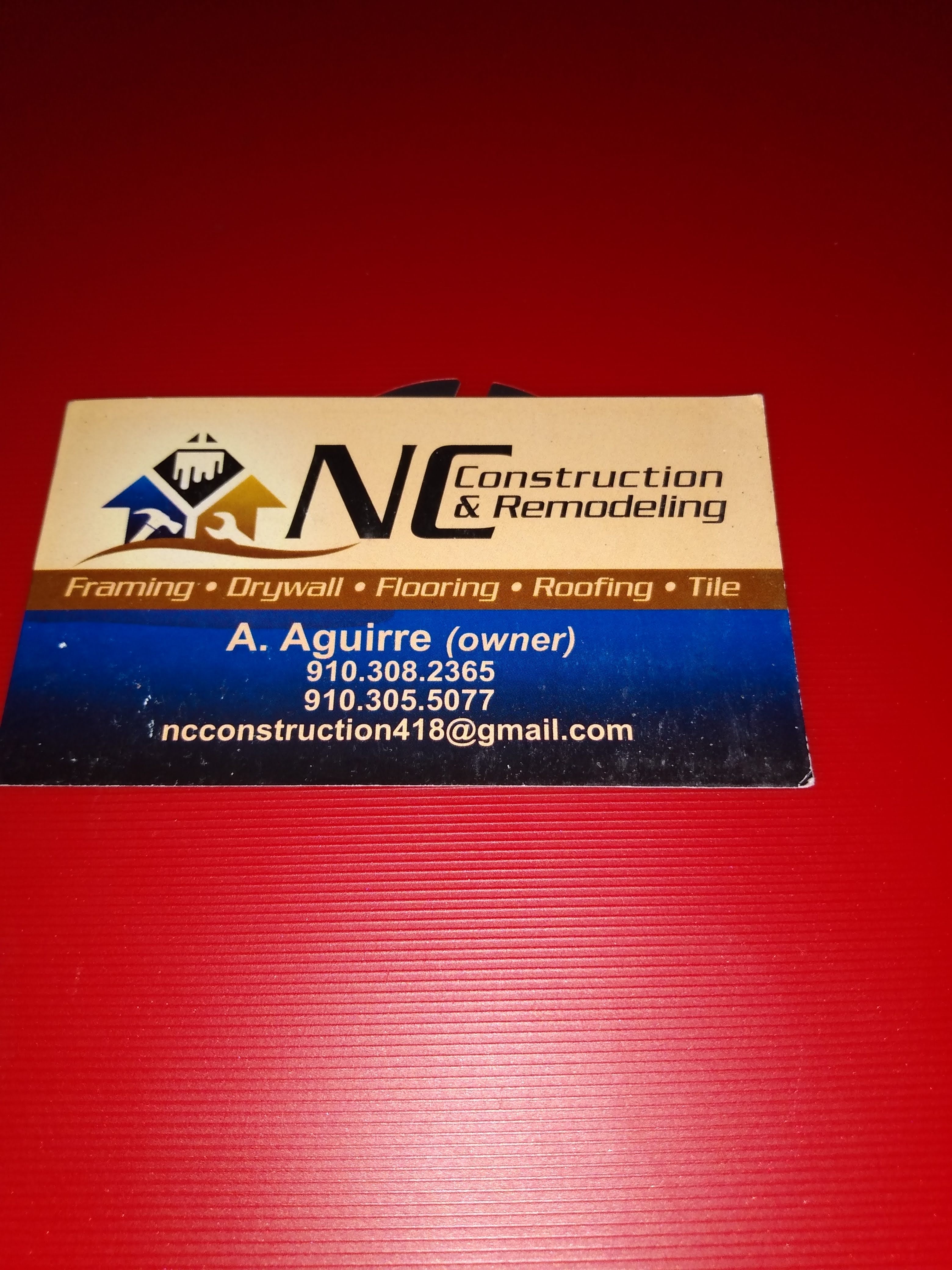 NC Construction & Remodeling Logo