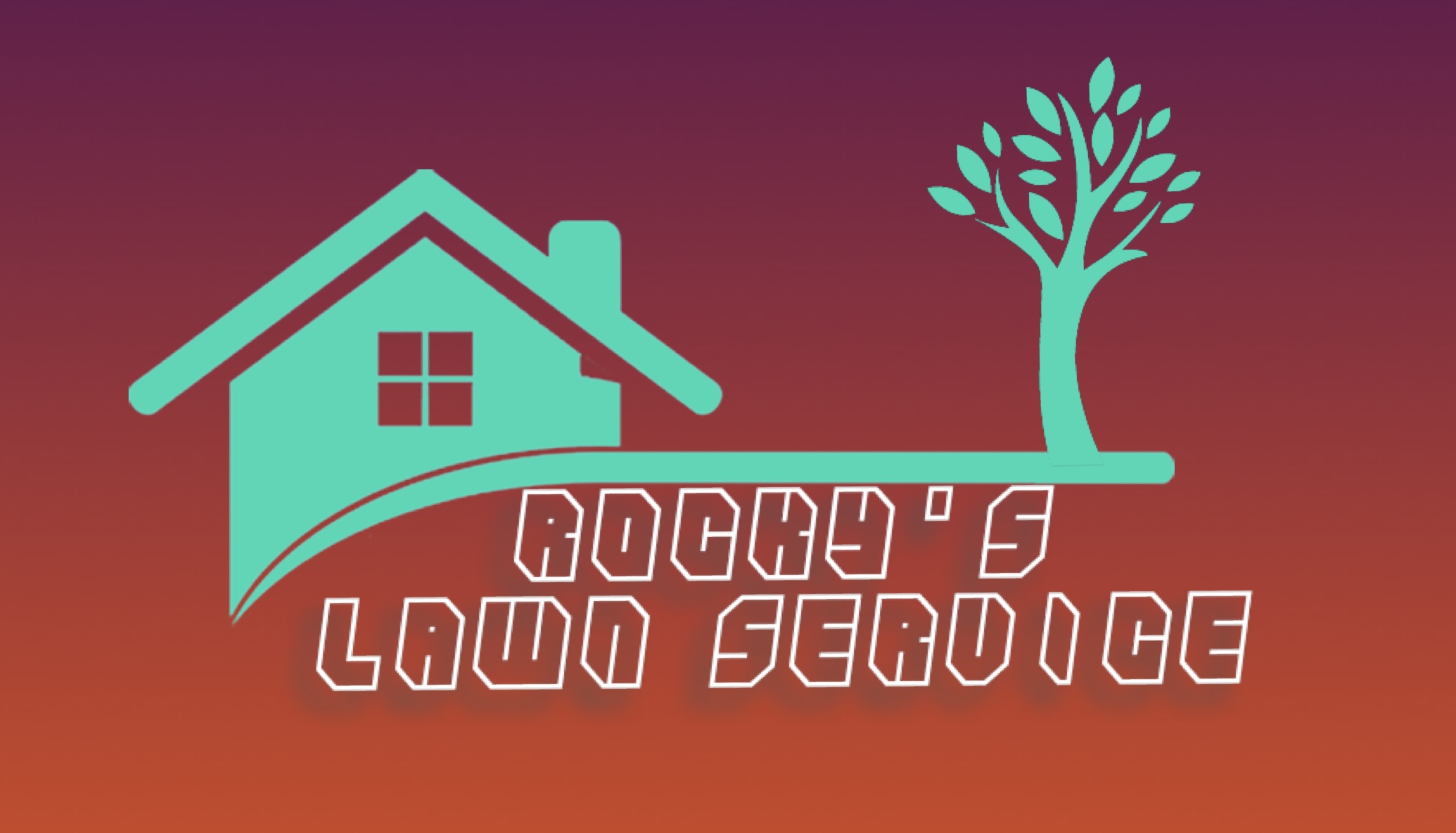 Rocky's Lawn Service Logo