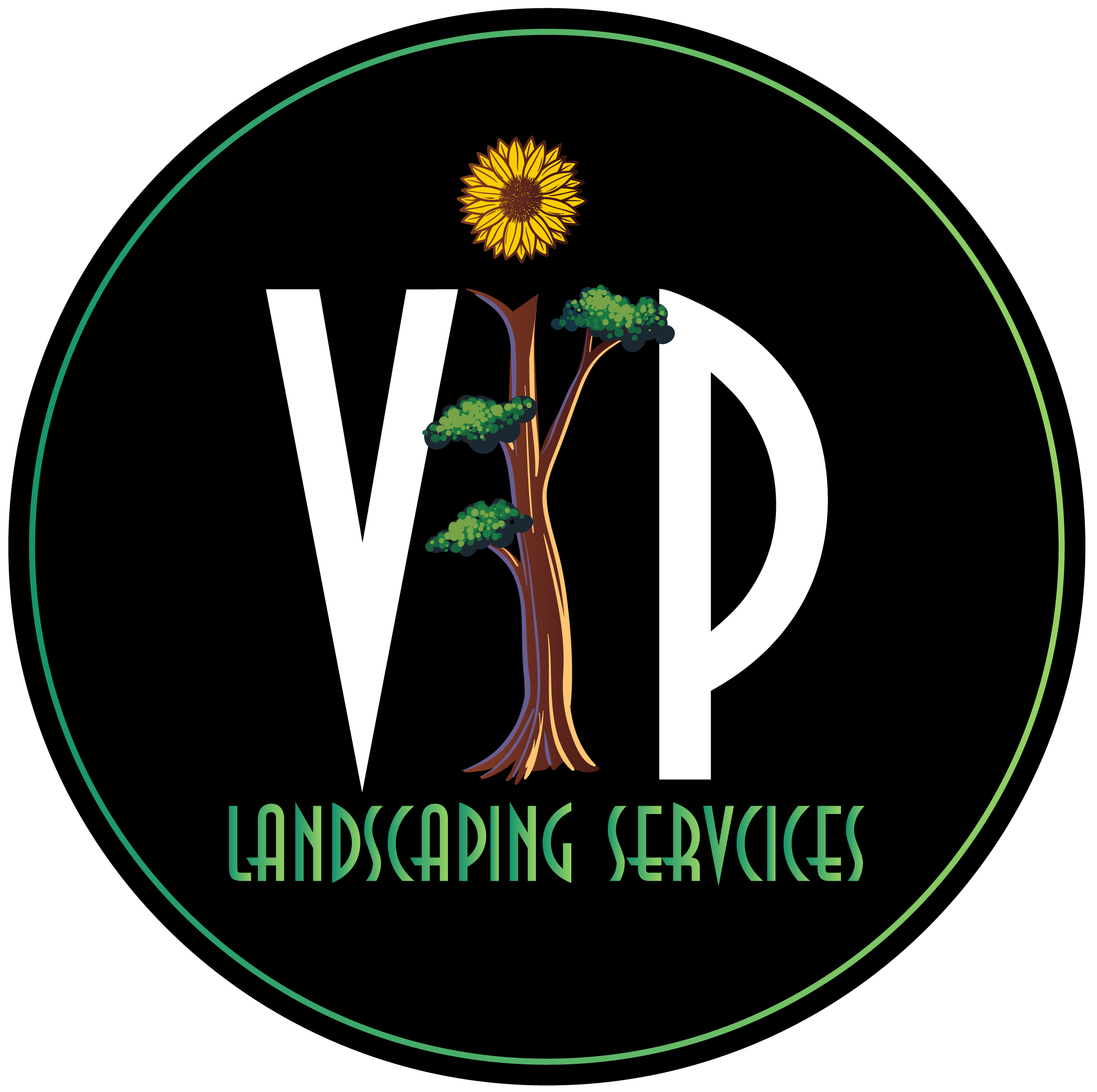 VIP Landscaping Services Logo