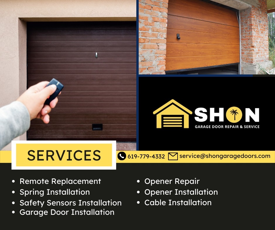 Shon Garage Doors Repair & Service Logo