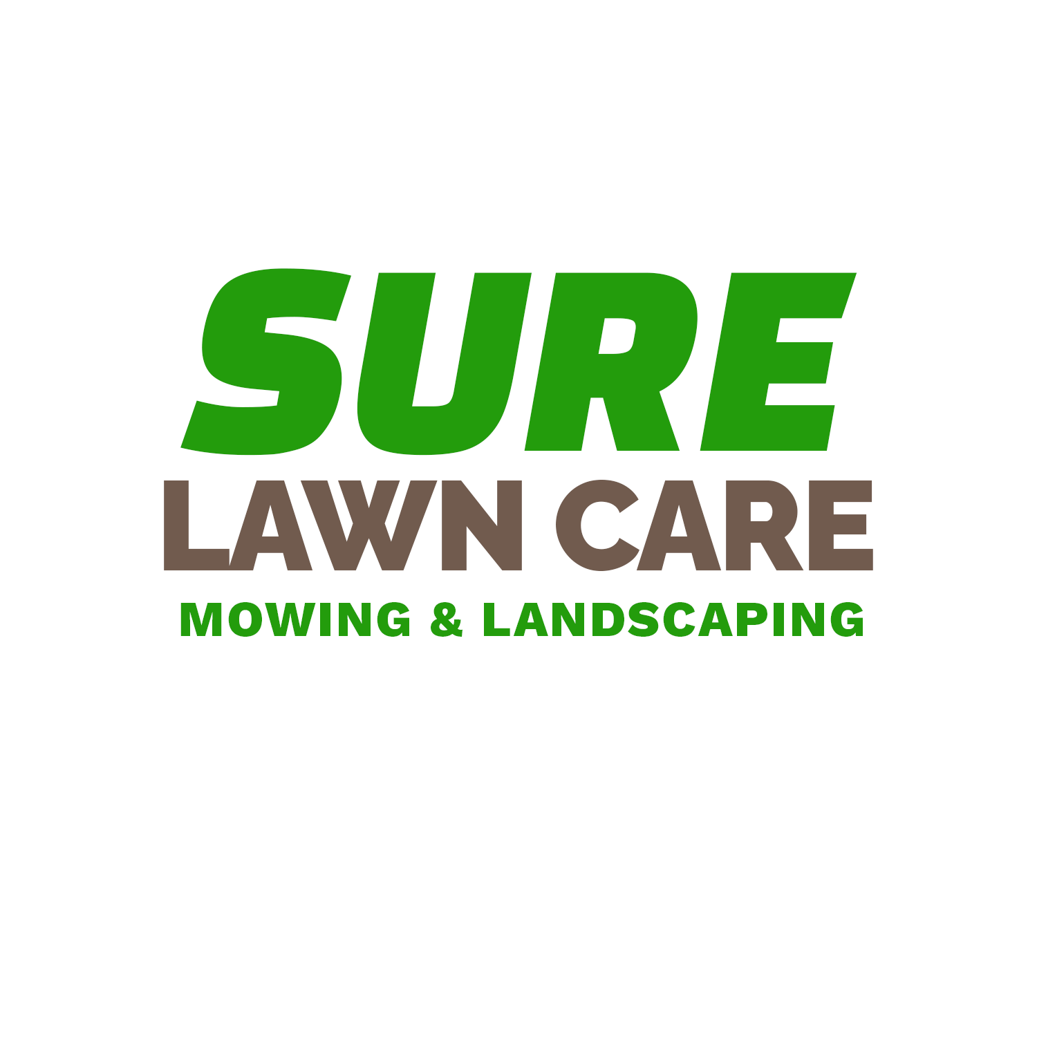 Sure Lawn Care Logo