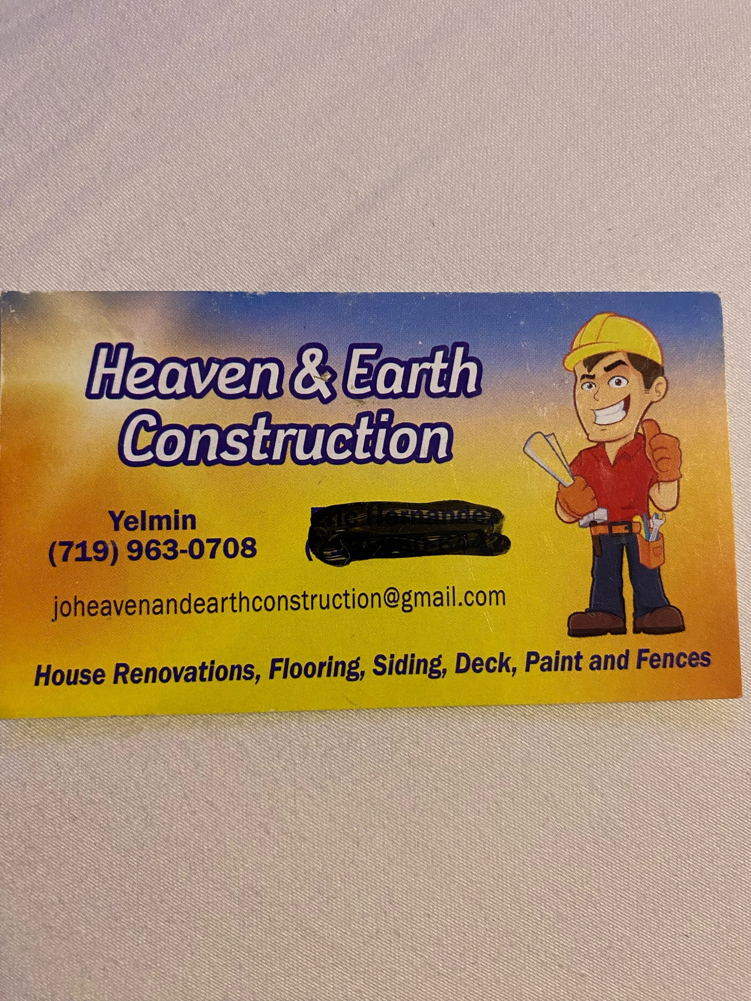 Heaven and Earth Construction, LLC Logo