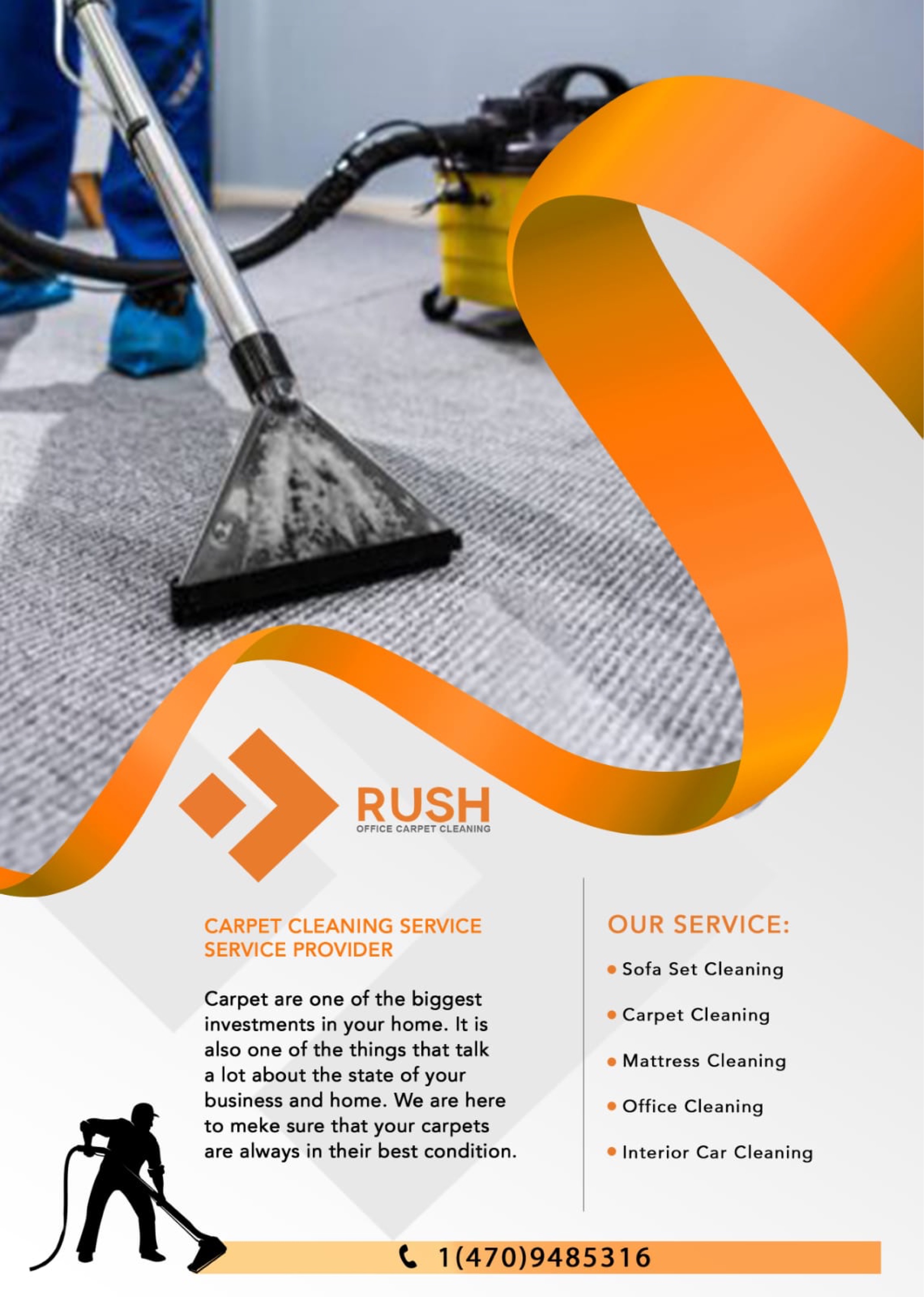 Rush Carpet Cleaning Logo